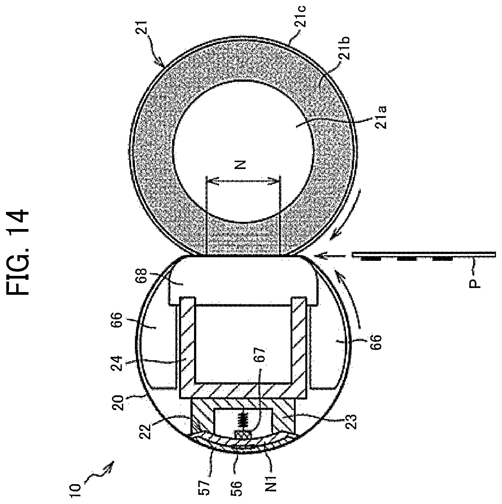 Patent US12353159 Figure 8 – Fixing device and image forming apparatus