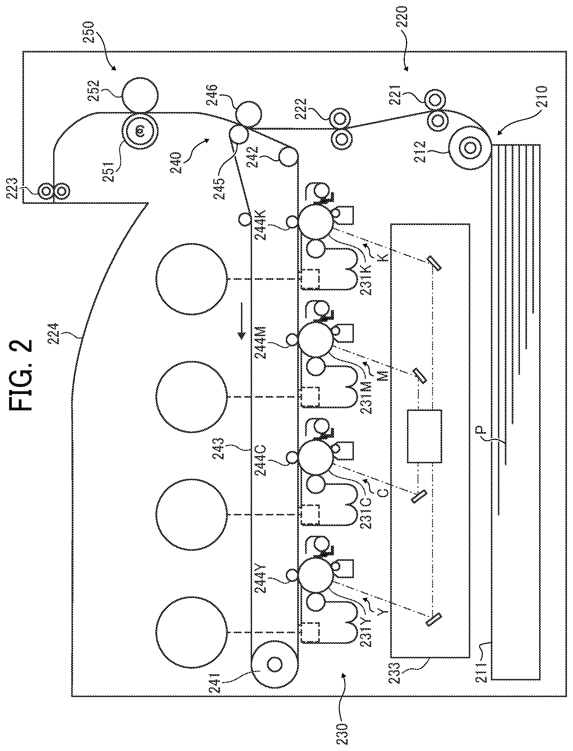 Patent US12353166 Figure 2 – Toner, method for manufacturing the toner, toner accommodating unit, image forming apparatus, and image forming method