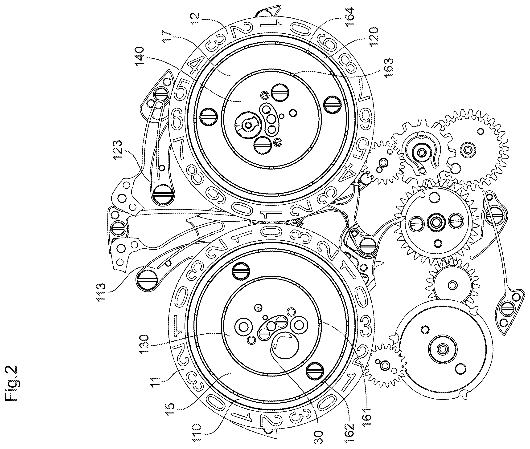 Patent US12353170 Figure 2 – Display mechanism