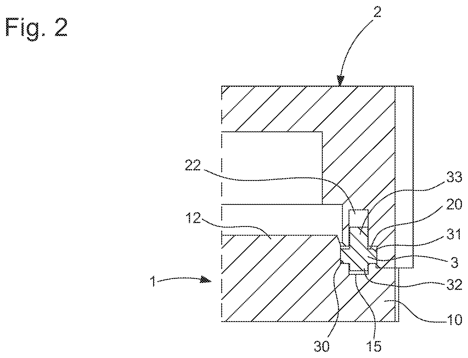 Patent US12353172 Figure 2 – Device for fastening and orienting a back on a middle for a timepiece