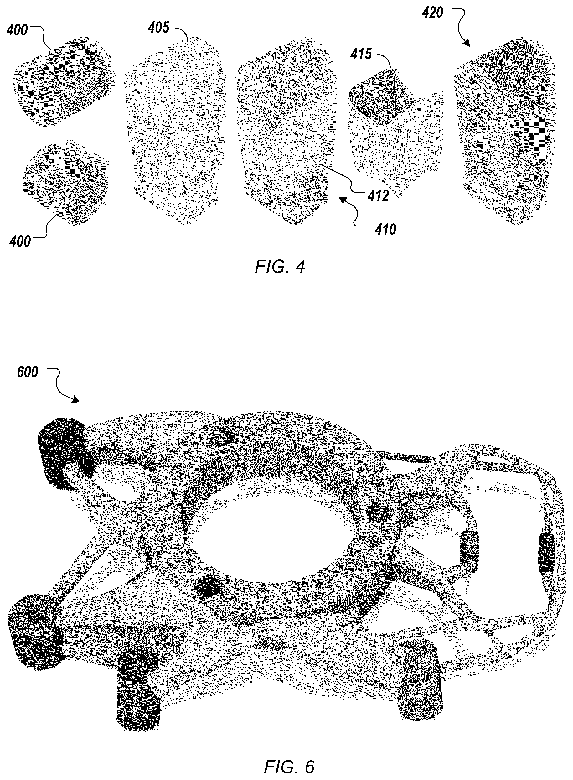 Patent US12353191 Figure 3 – Conversion of mesh geometry to editable and watertight boundary representation in computer aided design