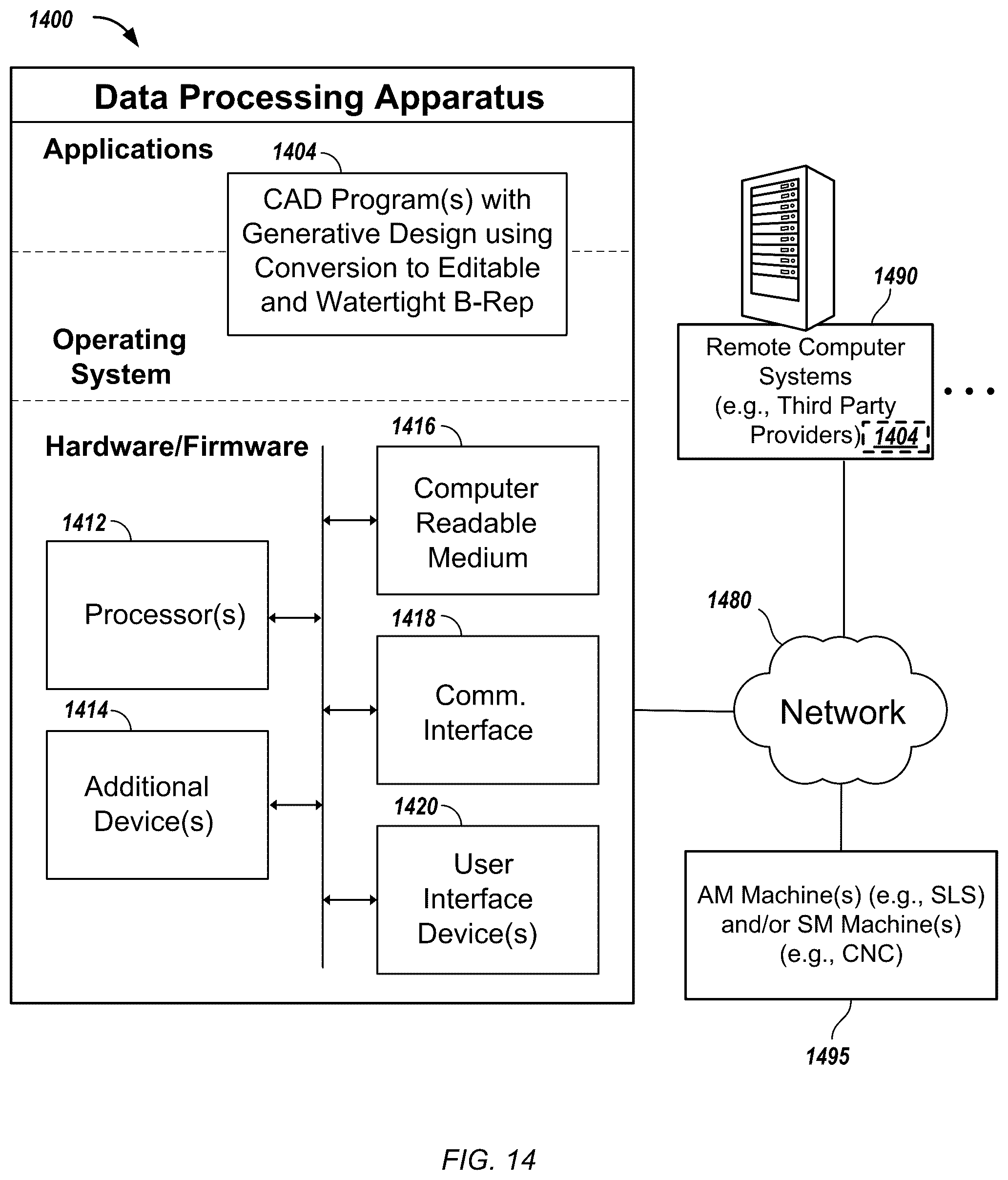 Patent US12353191 Figure 8 – Conversion of mesh geometry to editable and watertight boundary representation in computer aided design