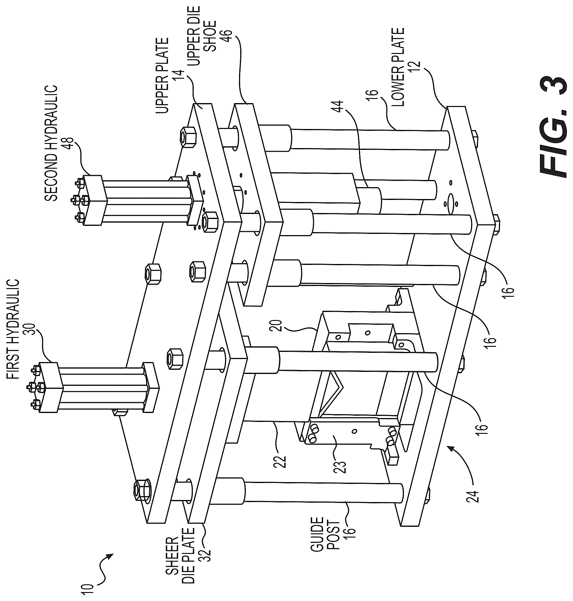 Patent US12353198 Figure 3 – Apparatus for separating components of a hard disk drive