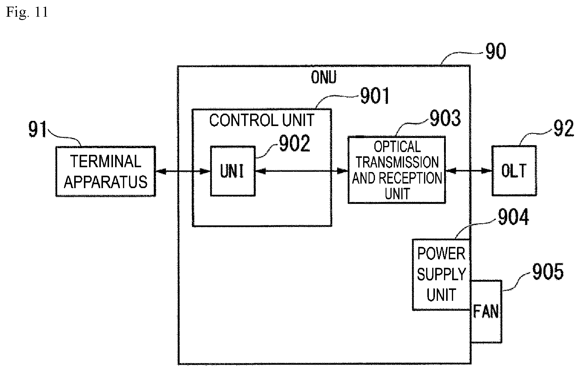Patent US12353199 Figure 11 – Communication apparatus and temperature monitoring method