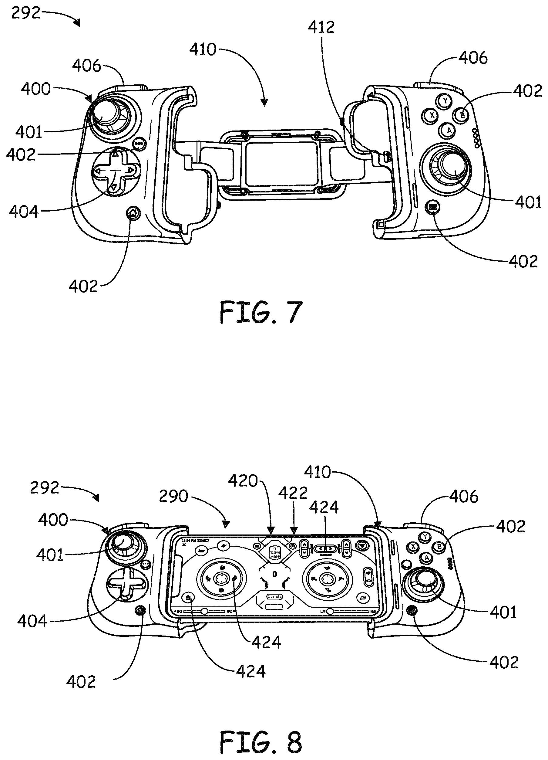 Patent US12353205 Figure 7 – Remote control for a power machine