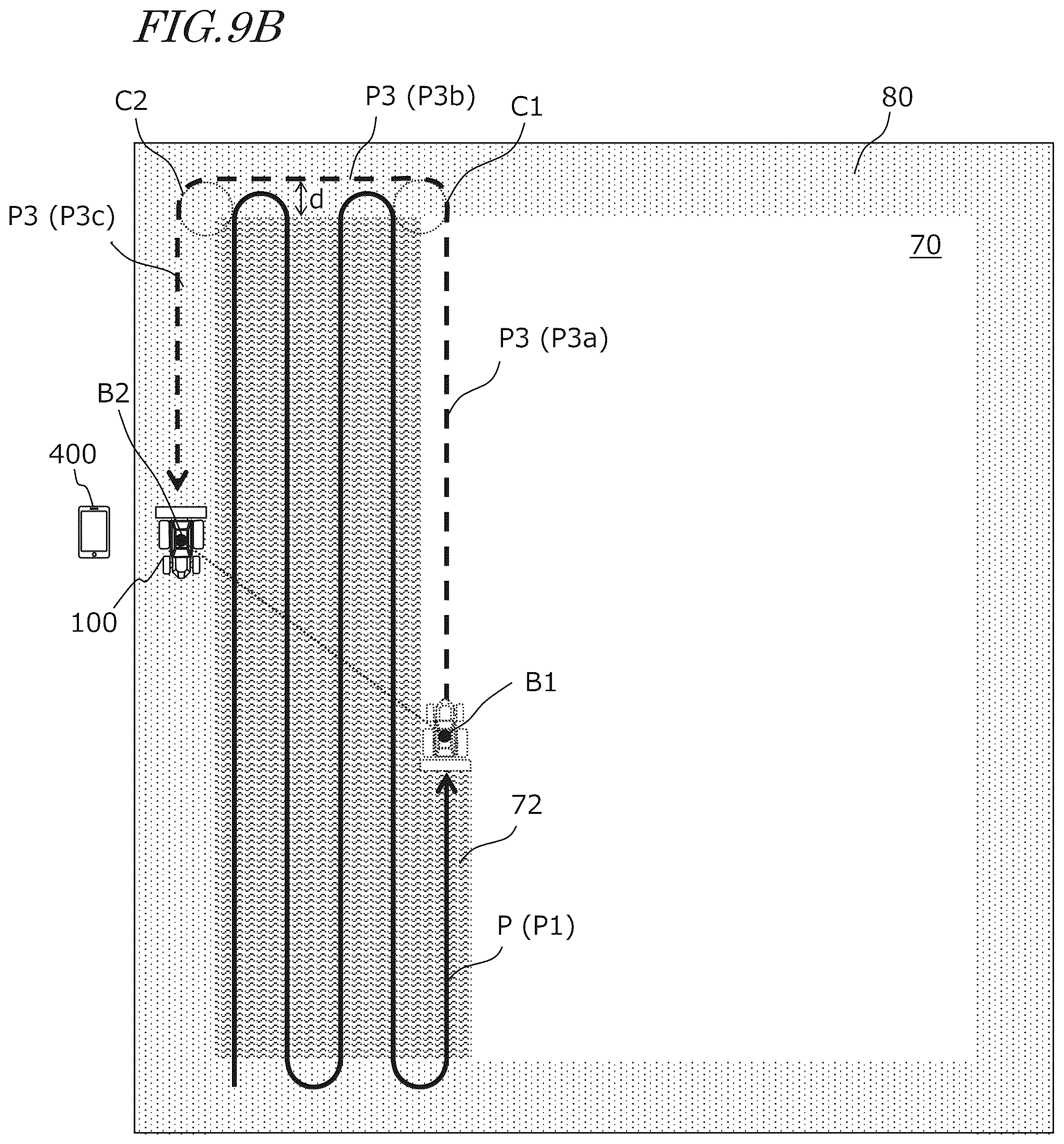 Patent US12353209 Figure 8 – Agricultural support system, and device and method to generate travel route for hailed agricultural machine