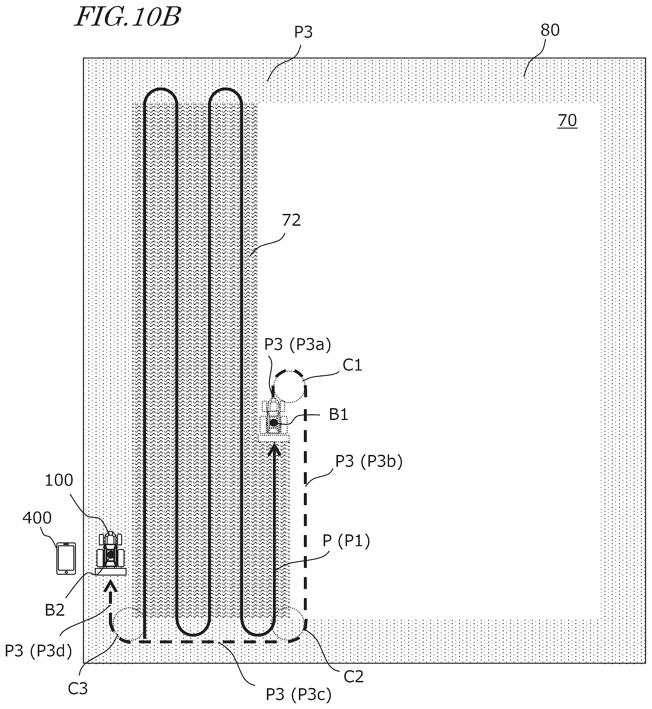Patent US12353209 Figure 10 – Agricultural support system, and device and method to generate travel route for hailed agricultural machine
