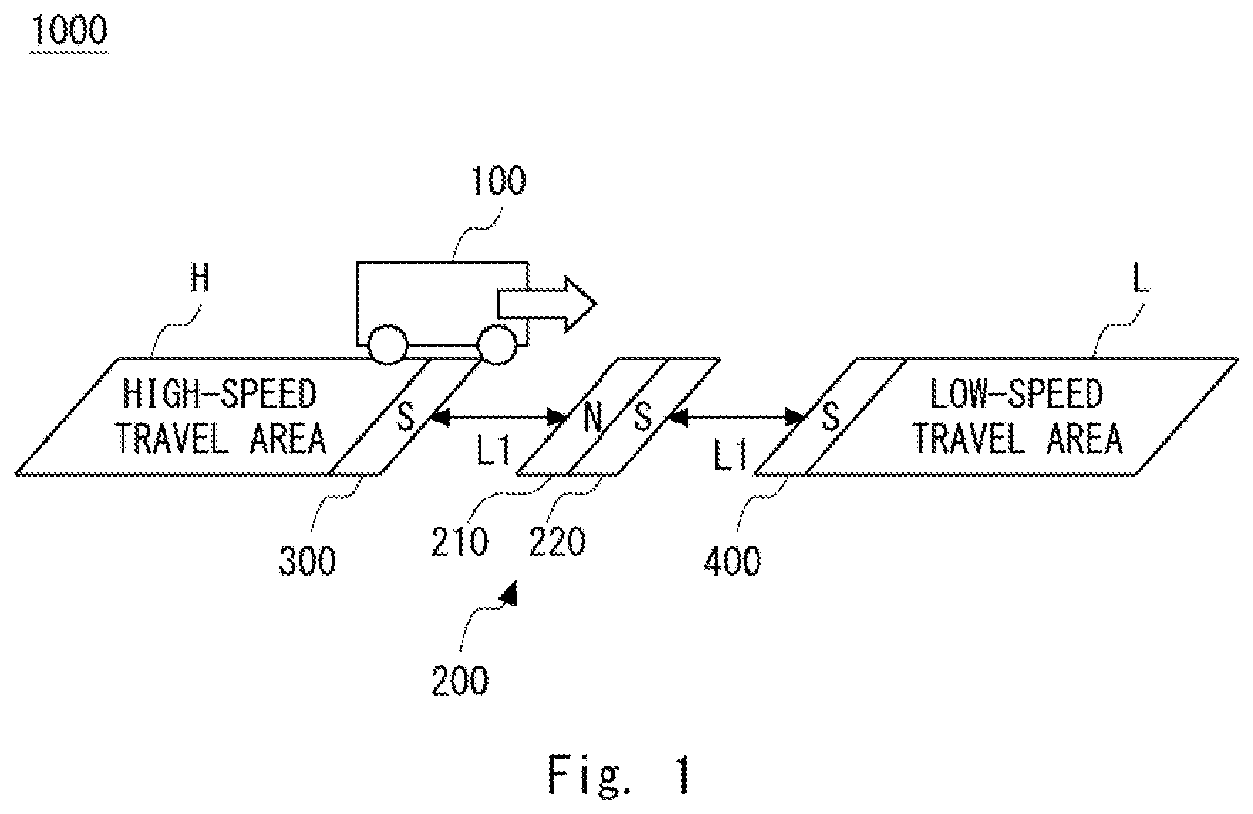 Patent US12353218 Figure 1 – Area recognition system, area recognition method, and program including magnetic members for recognizing a travel area of a robot