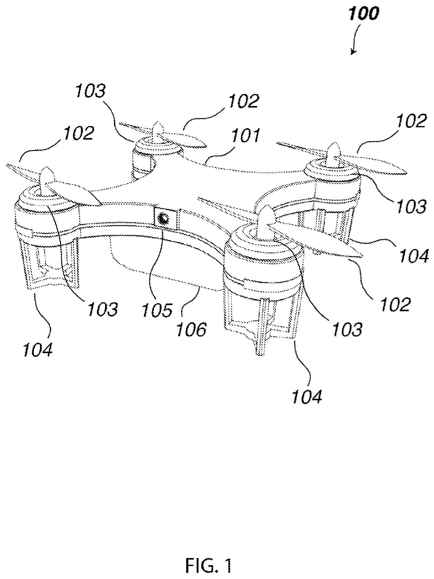 Patent US12353222 — Cooperative unmanned autonomous aerial vehicles for power grid inspection and management — Figure 1