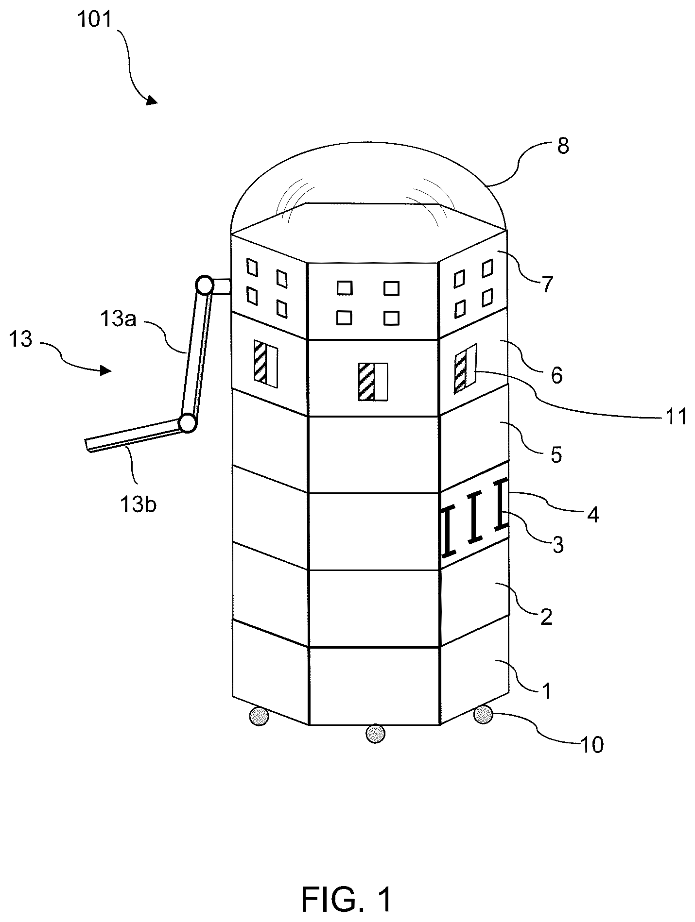 Patent US12353223 — Robotic emulation device — Figure 1