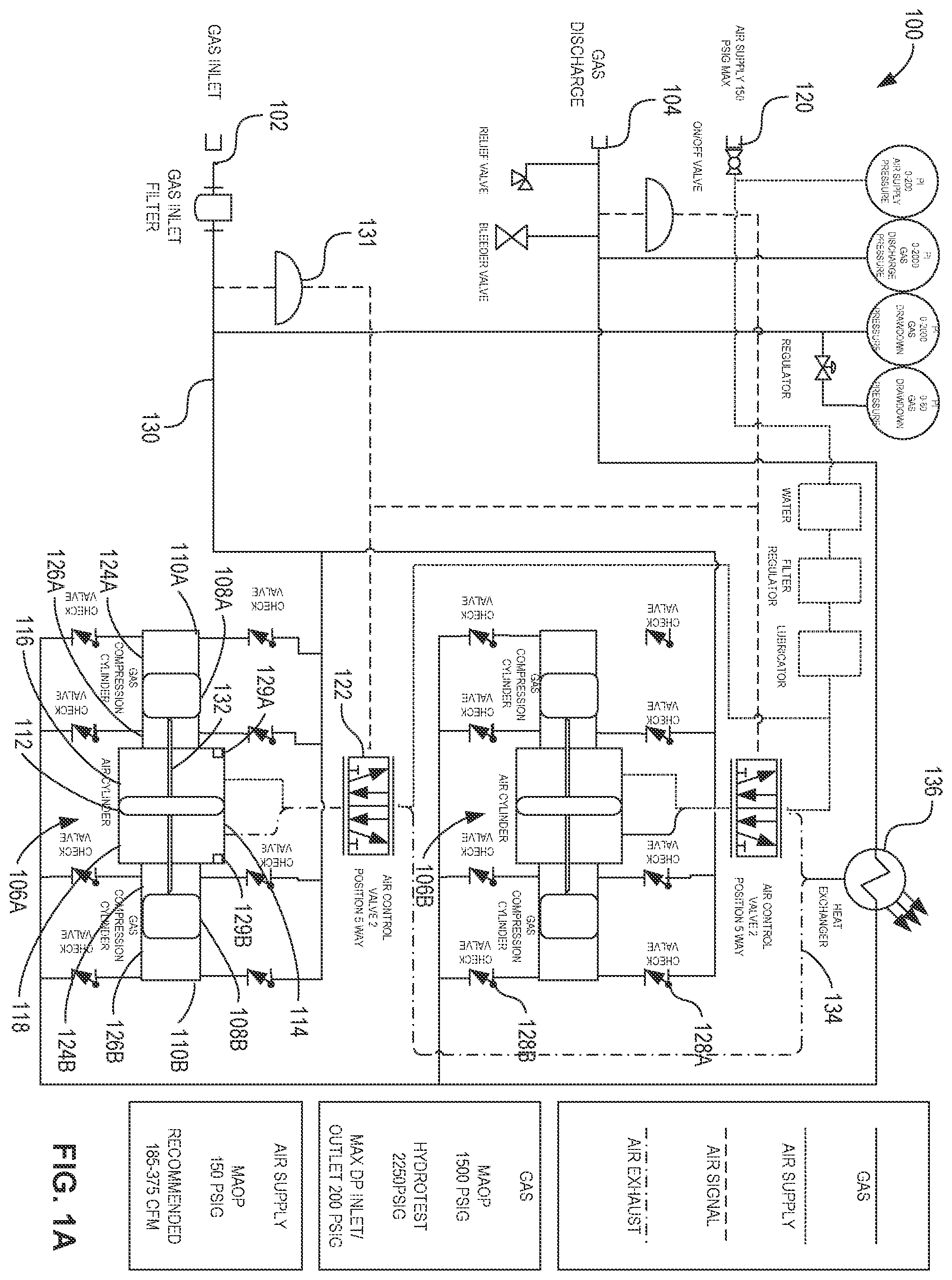 Patent US12353224 Figure 1 – Configurable fluid compression apparatus, control, and associated methods