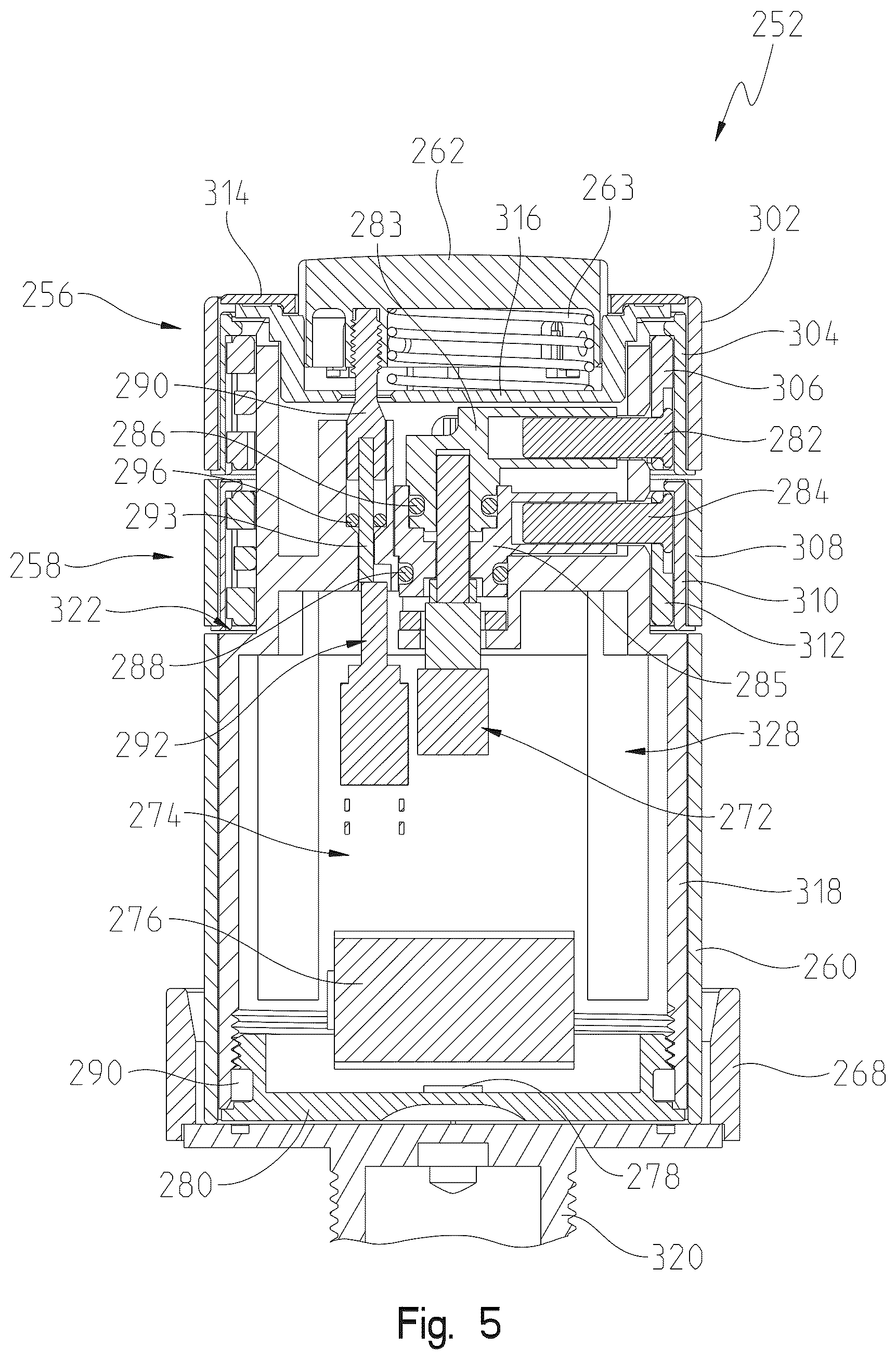 Patent US12353227 Figure 8 – Metered dispense input device