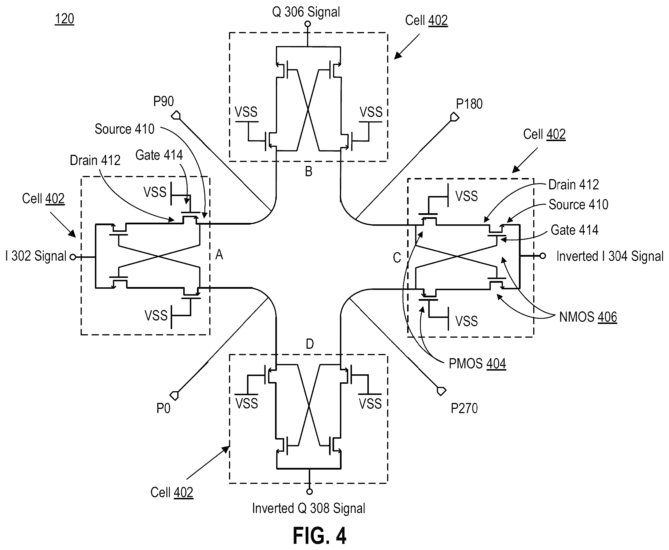 Patent US12353239 Figure 4 – Systems and methods for quadrature delay clock generation