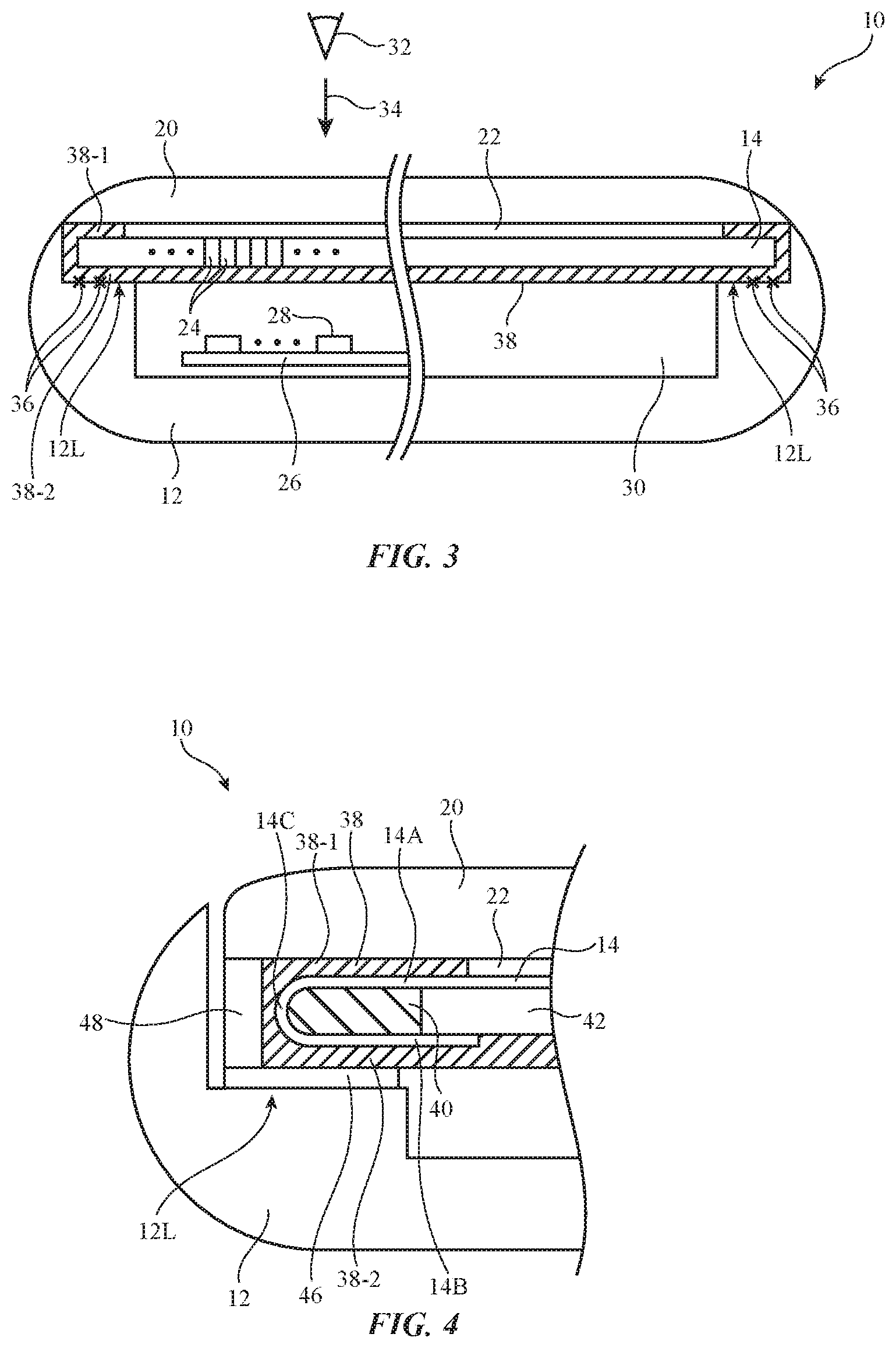 Patent US12353241 Figure 2 – Electronic devices with display support structures