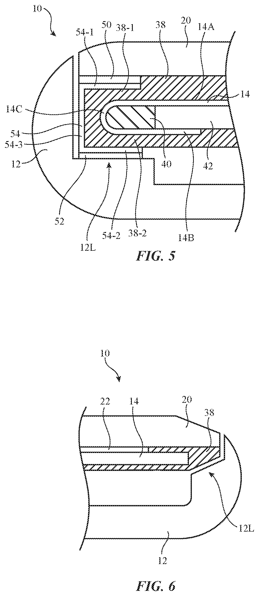 Patent US12353241 Figure 3 – Electronic devices with display support structures