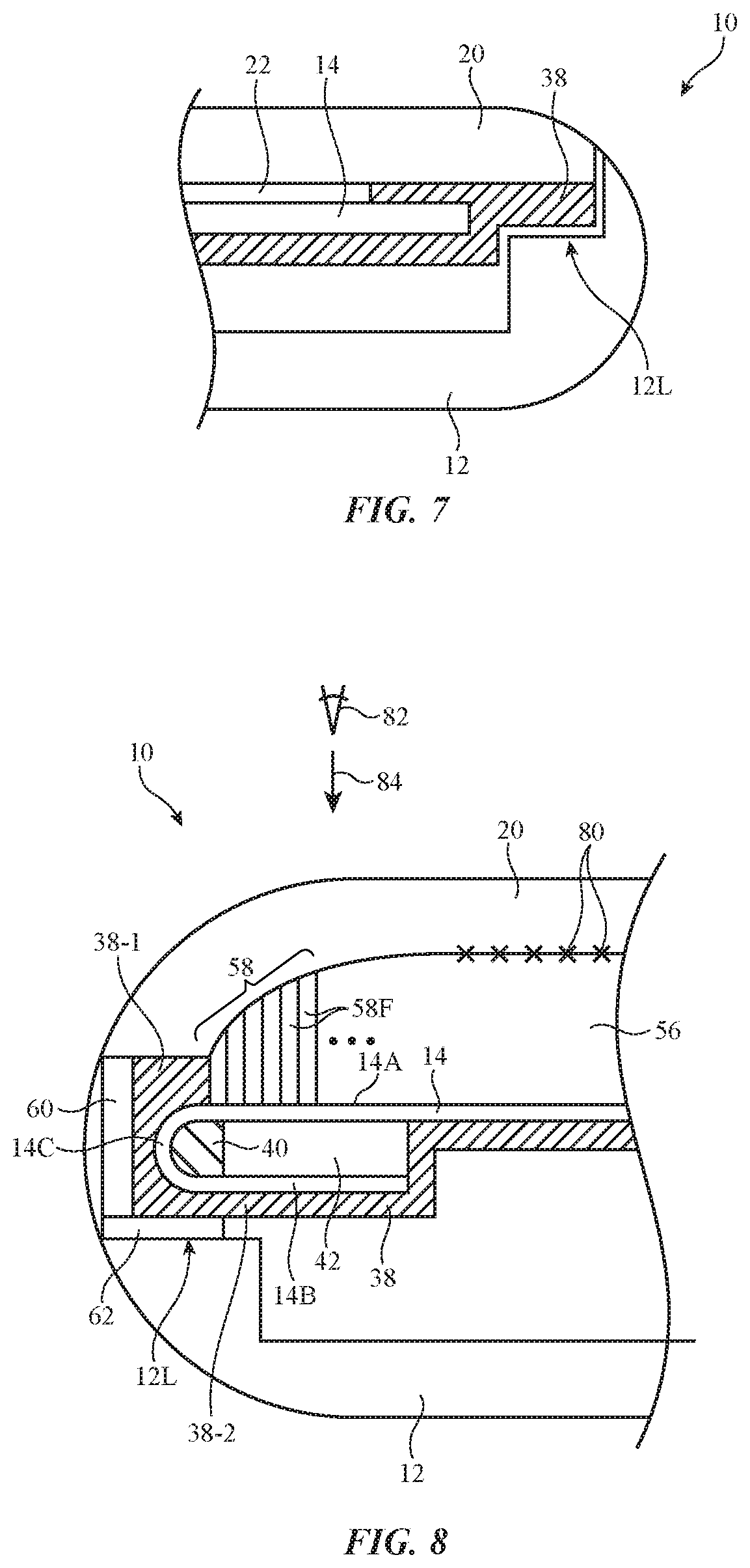 Patent US12353241 Figure 4 – Electronic devices with display support structures