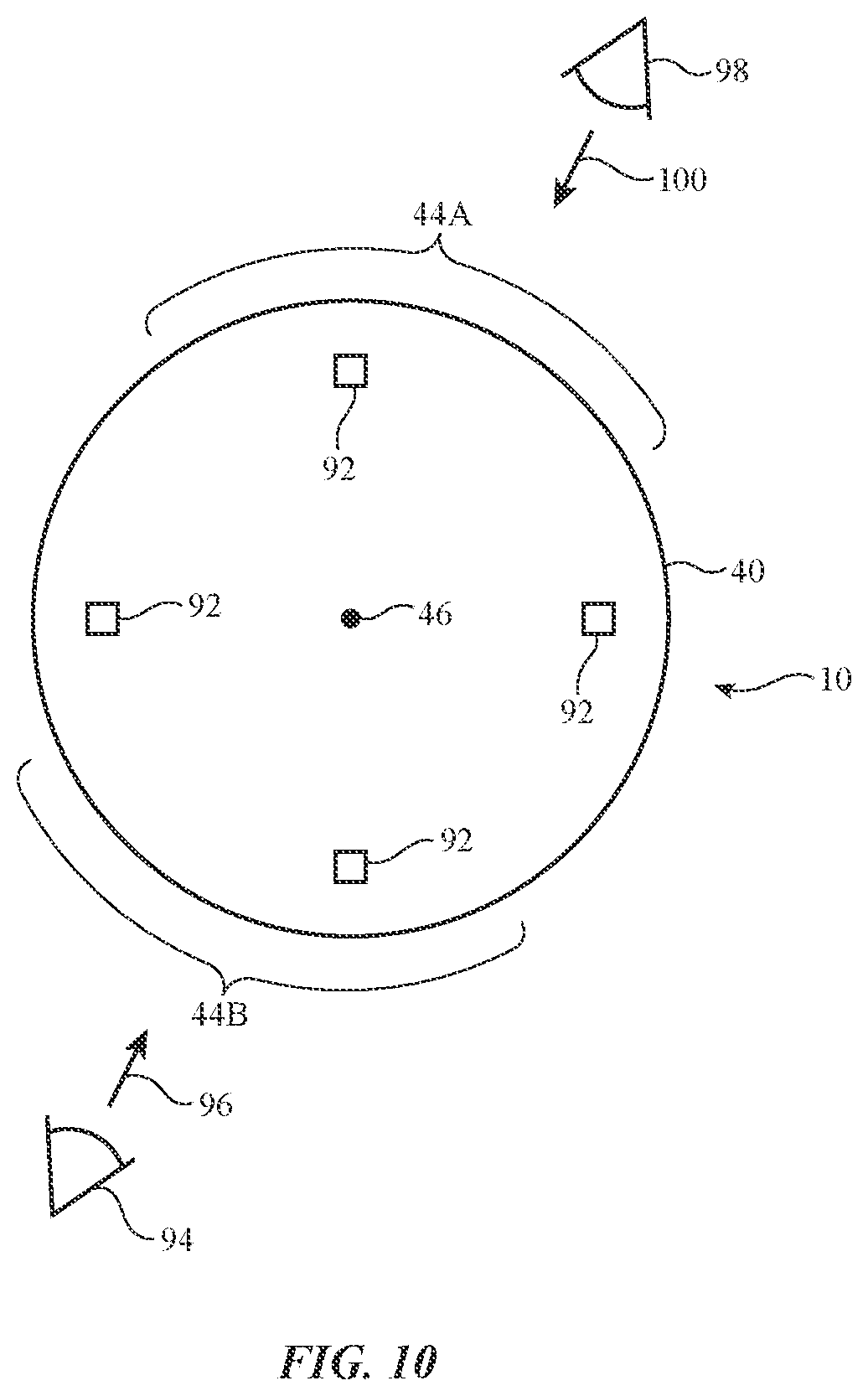 Patent US12353242 Figure 7 – Electronic device with sensors and display devices