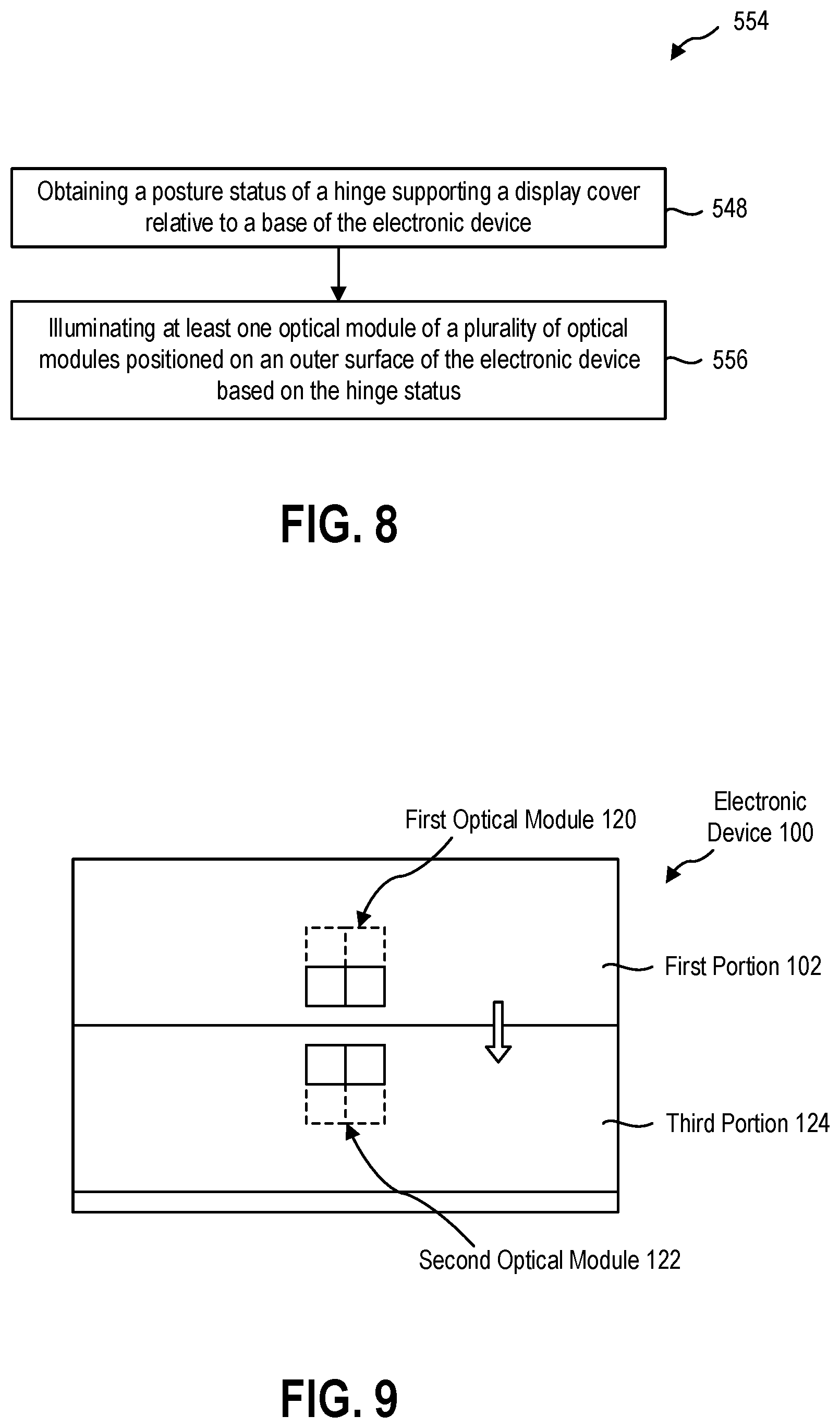 Patent US12353243 Figure 6 – Systems and methods for illuminated logo movement
