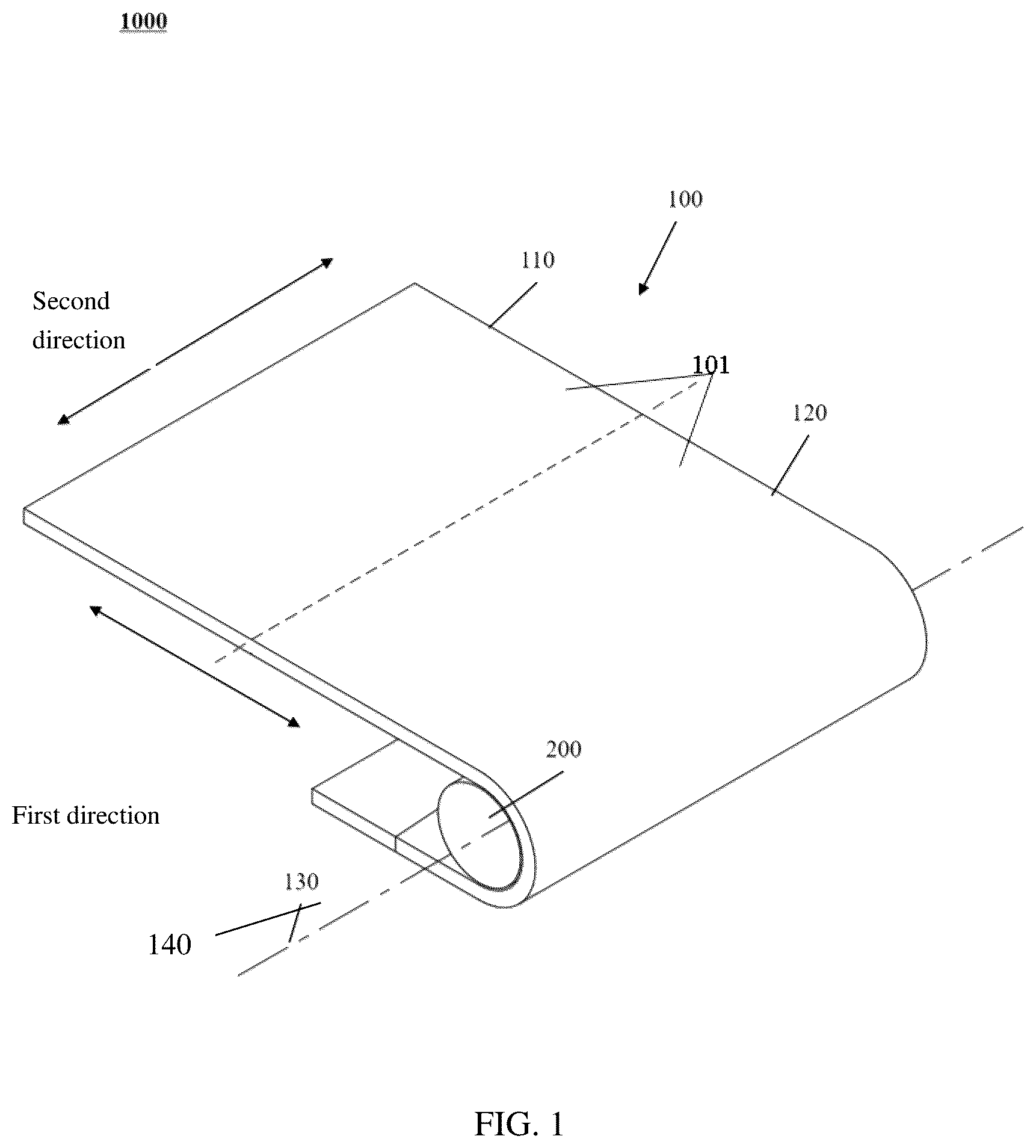 Patent US12353248 Figure 1 – Flexible display panel and display apparatus