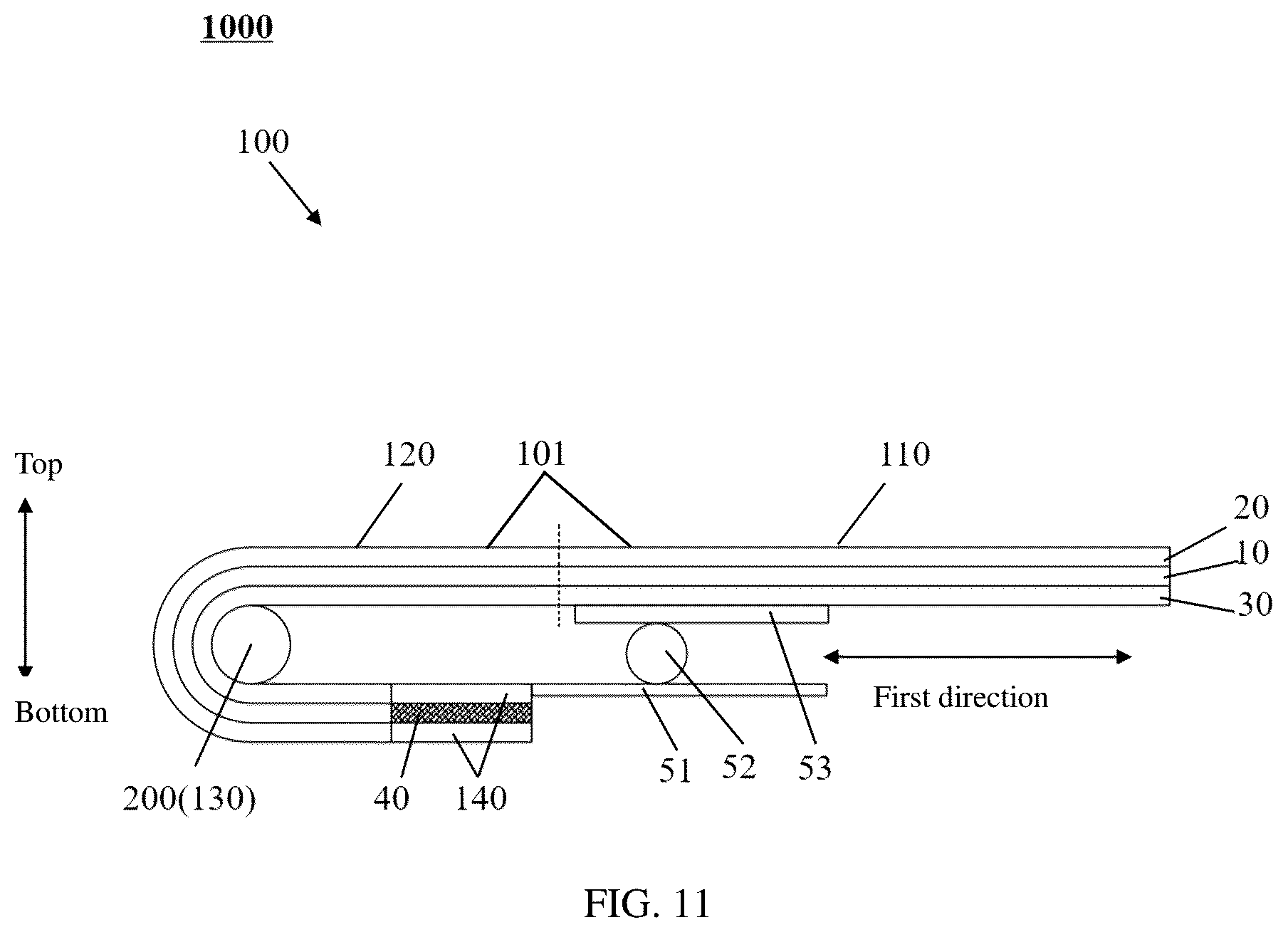 Patent US12353248 Figure 7 – Flexible display panel and display apparatus