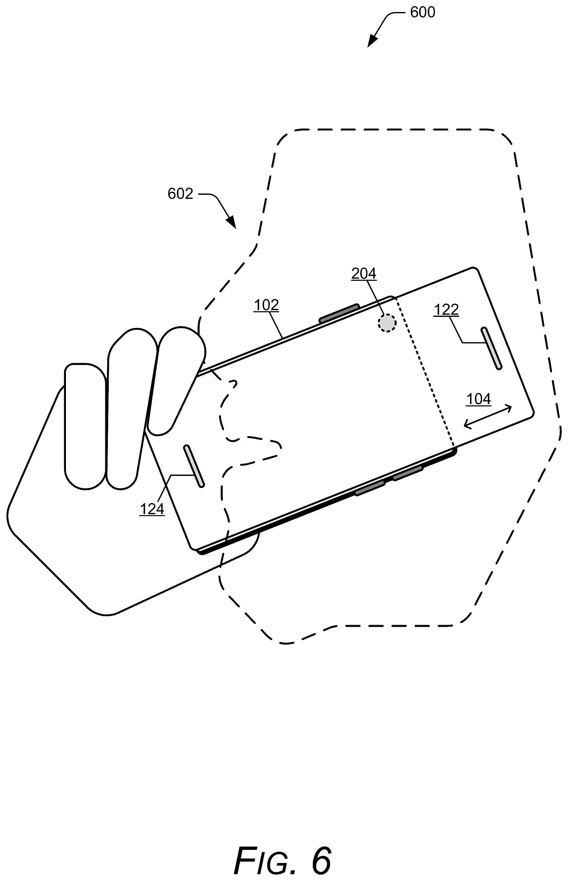 Patent US12353249 Figure 6 – Rollable screen device voice call management