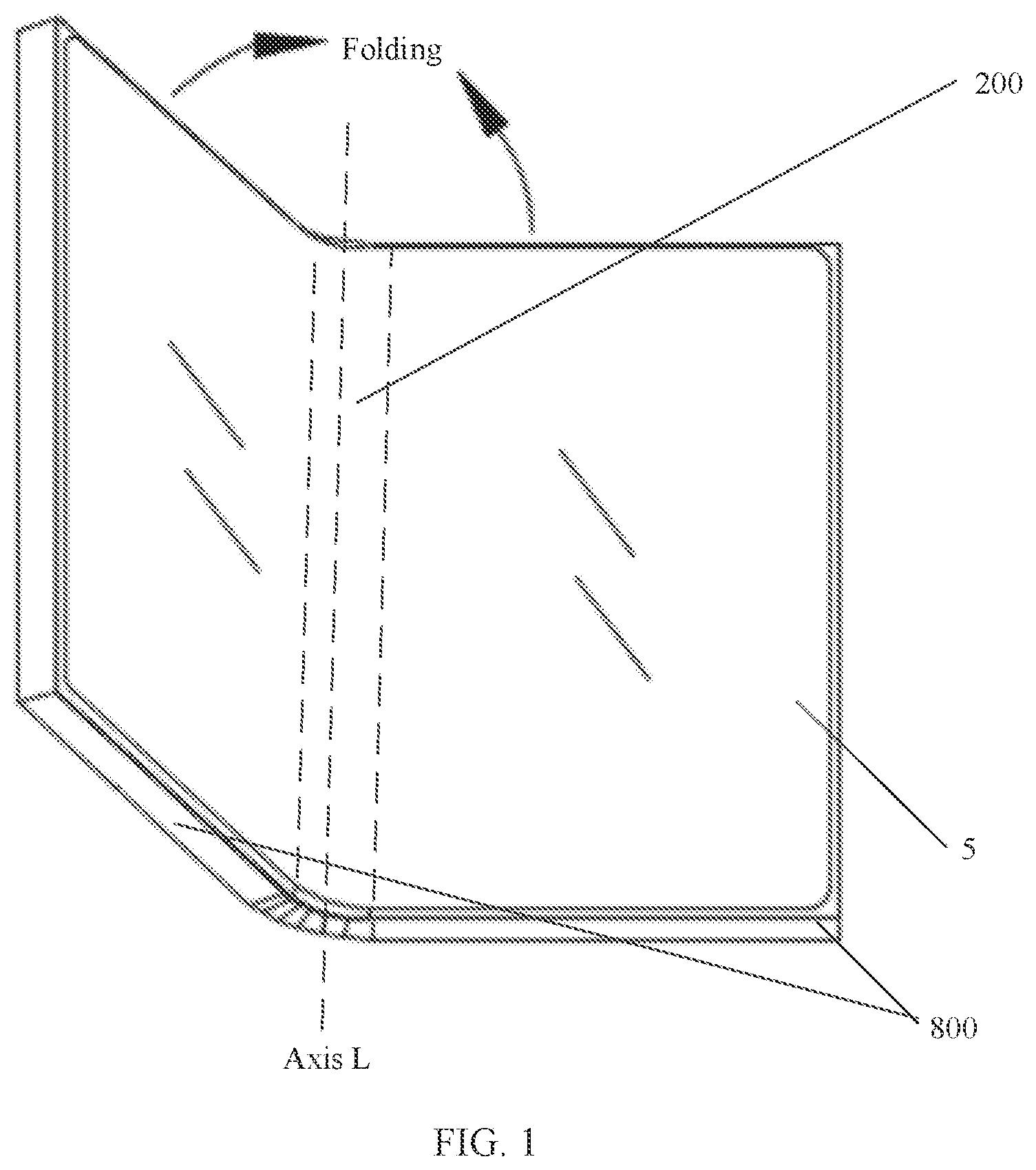 Patent US12353254 — Rotating shaft mechanism and electronic device — Figure 1
