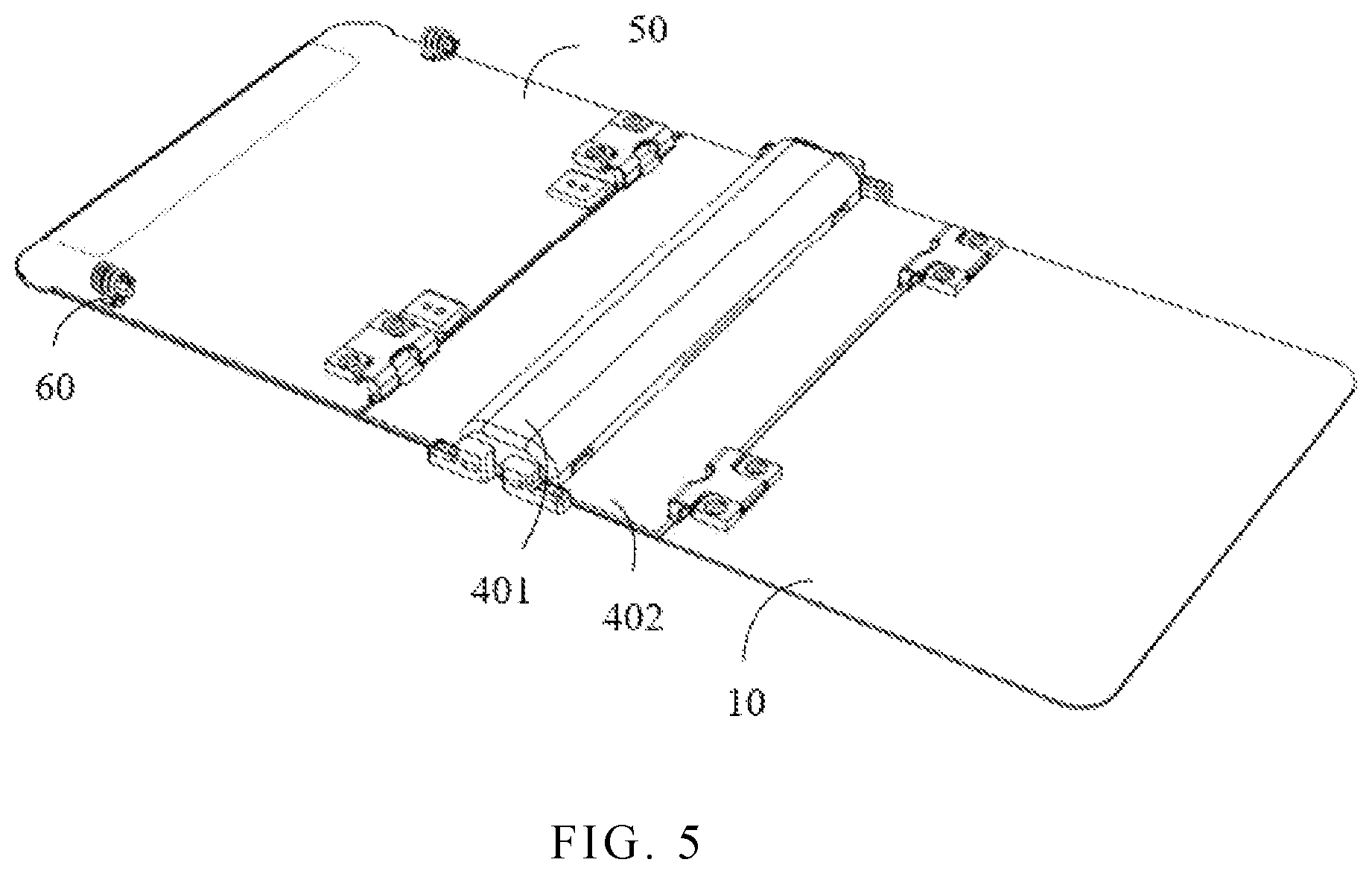 Patent US12353256 Figure 4 – Display device and folding display module thereof