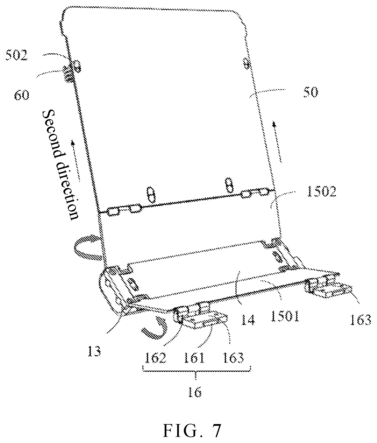 Patent US12353256 Figure 6 – Display device and folding display module thereof