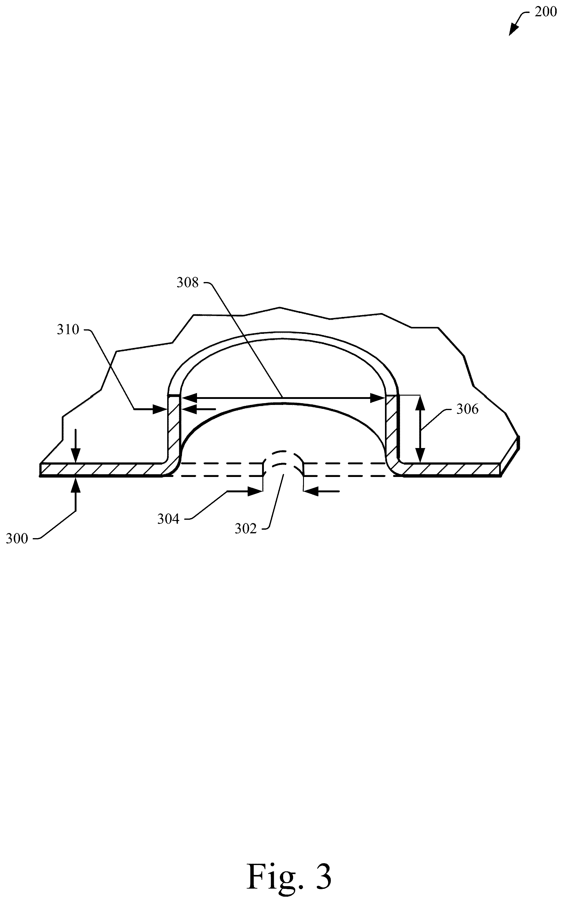 Patent US12353258 Figure 3 – Sheet metal enclosure with an array of extruded heat transfer holes