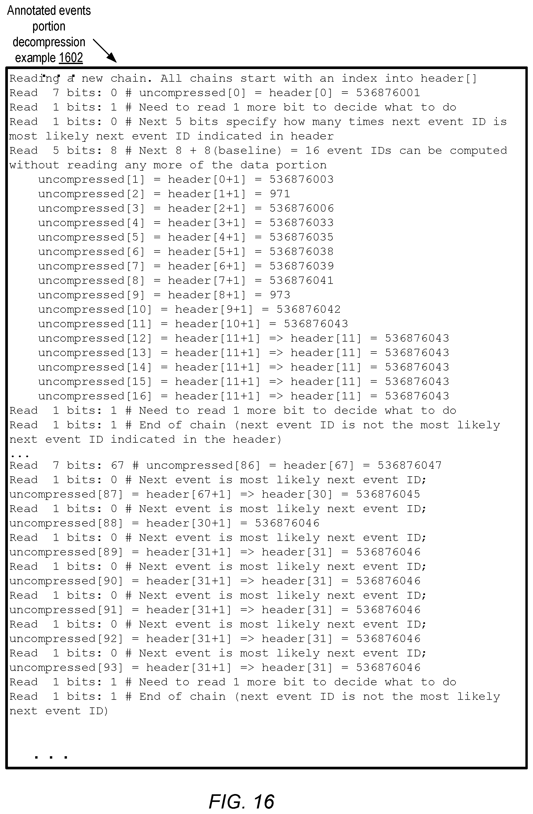 Patent US12353319 Figure 16 – Scalable execution tracing for large program codebases
