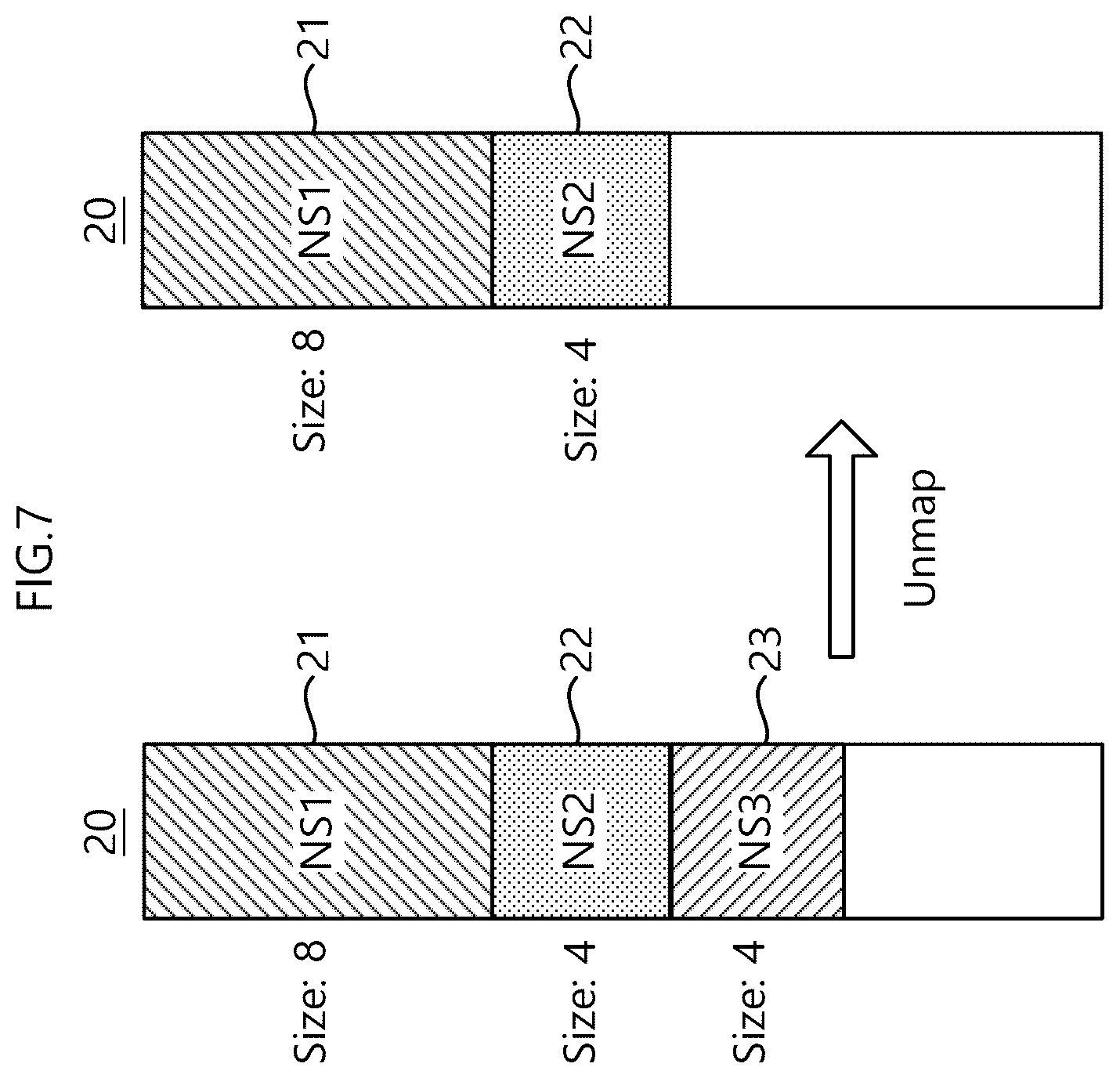 Patent US12353332 Figure 7 – Storage device supporting multi-namespace and method of operating the same