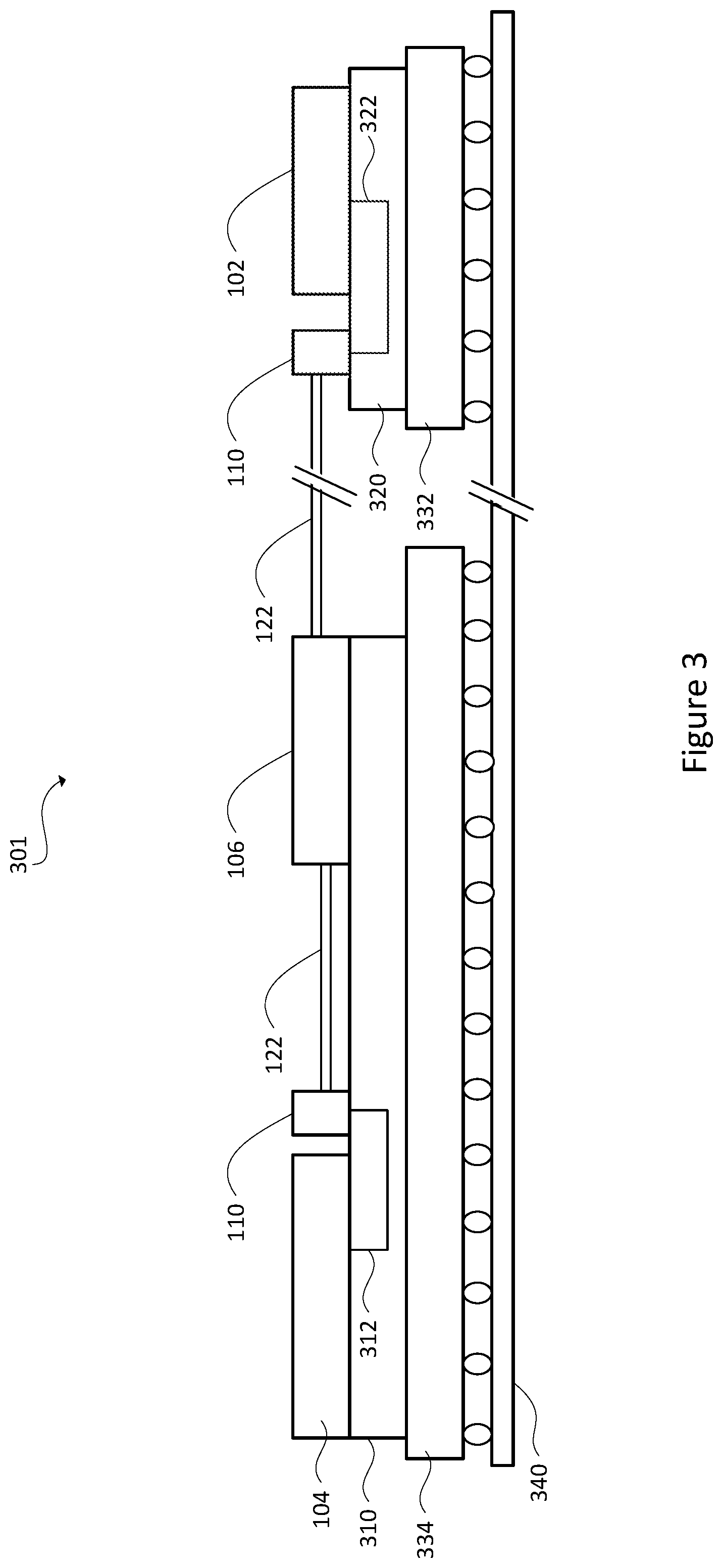 Patent US12353340 Figure 3 – Systems for high-speed computing using an optical interchange