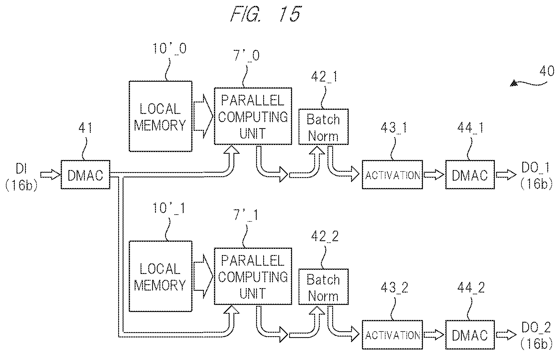 Patent US12353343 Figure 16 – Semiconductor device including array of processor elements and method of controlling the same