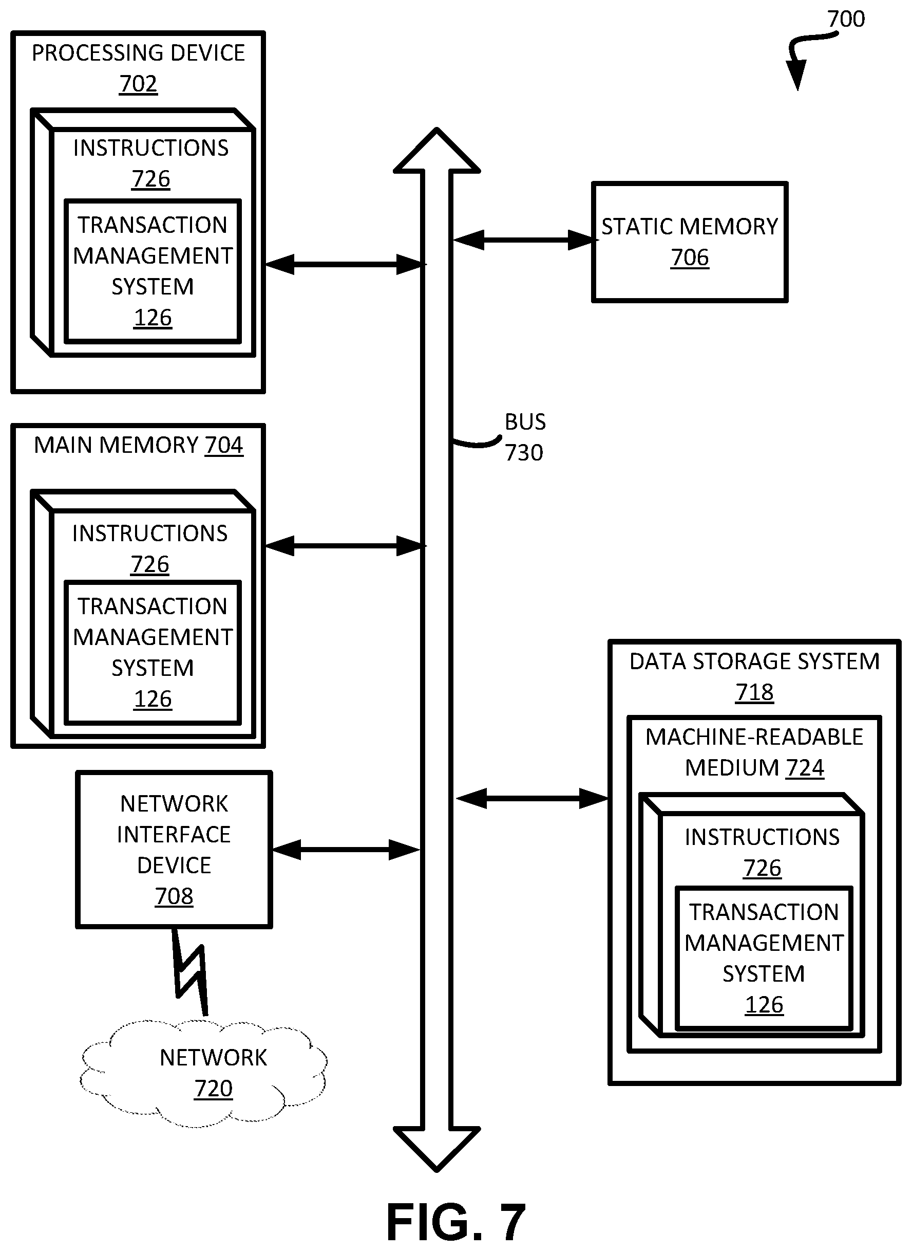 Patent US12353360 Figure 7 – Lock release management associated with a key-value database system