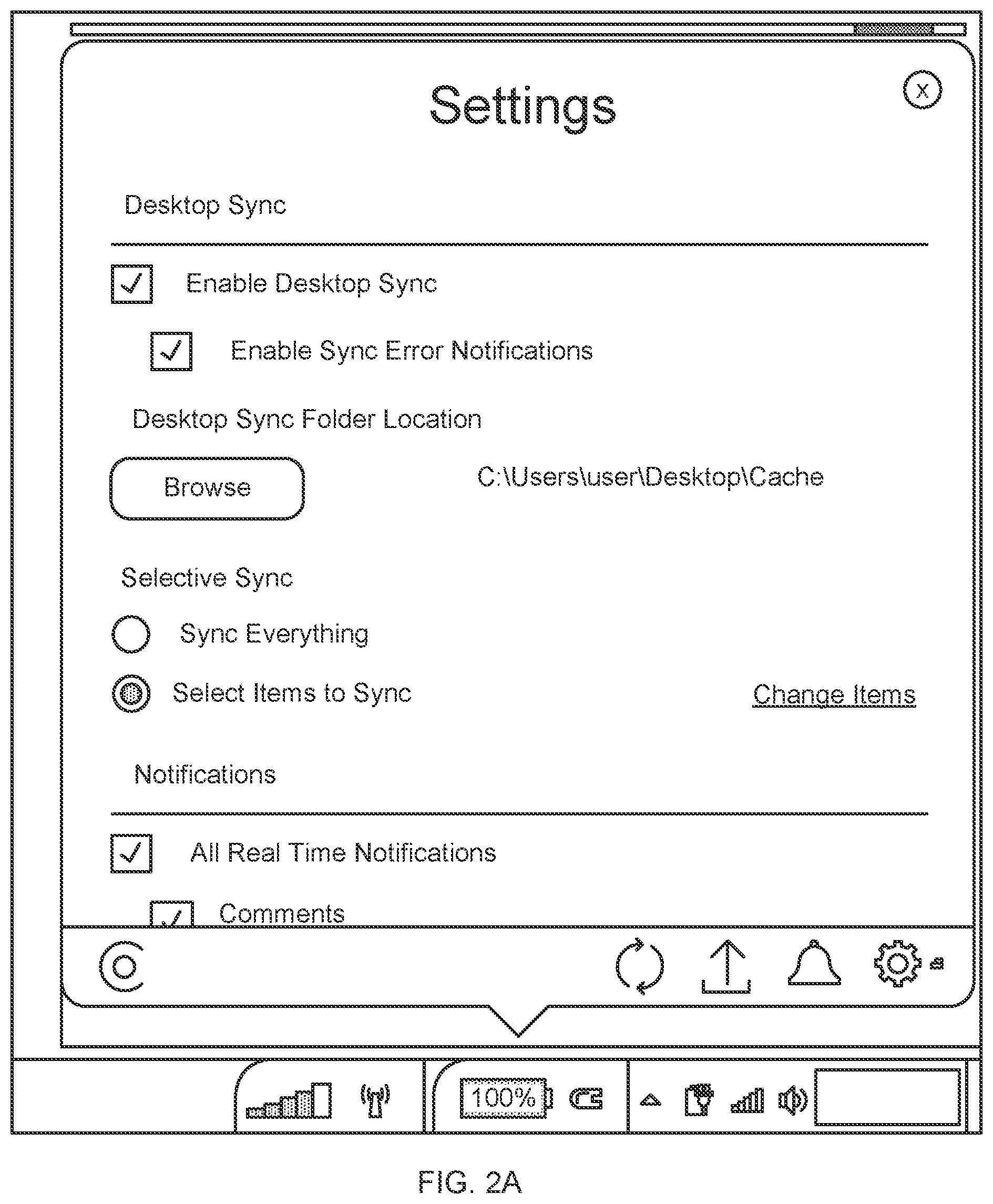 Patent US12353361 Figure 2 – System and method for selective synchronization