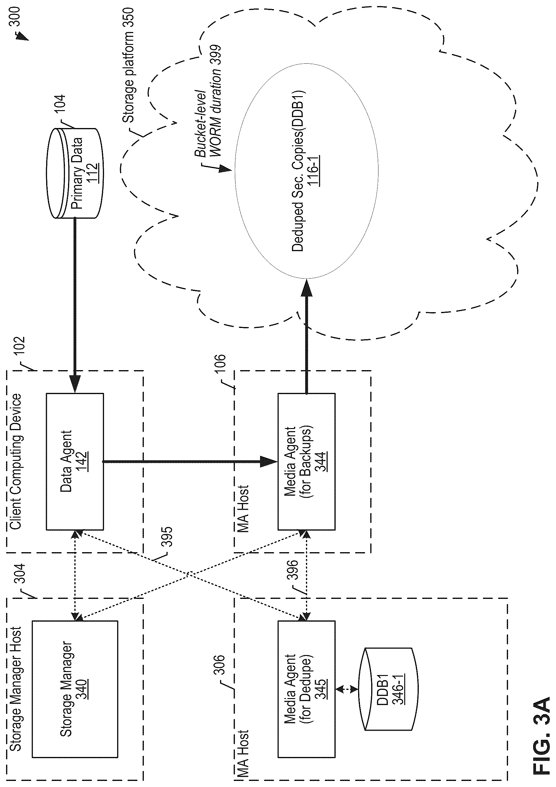 Patent US12353376 Figure 11 – Optimizing retention timeframes of deduplicated copies at storage platforms that are write-once read-many (WORM) enabled