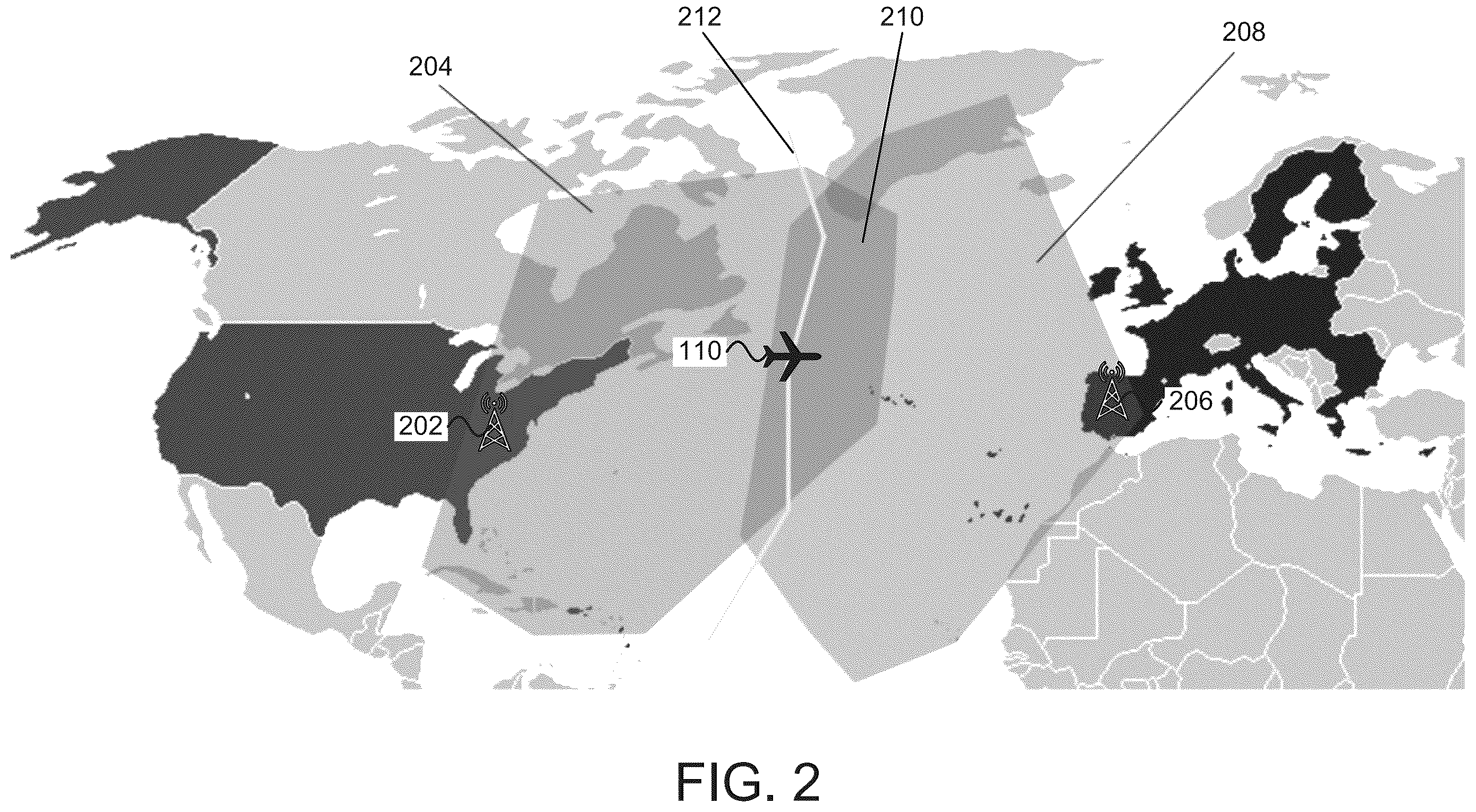 Patent US12353377 Figure 2 – Dynamic selection of an aeronautical data provider
