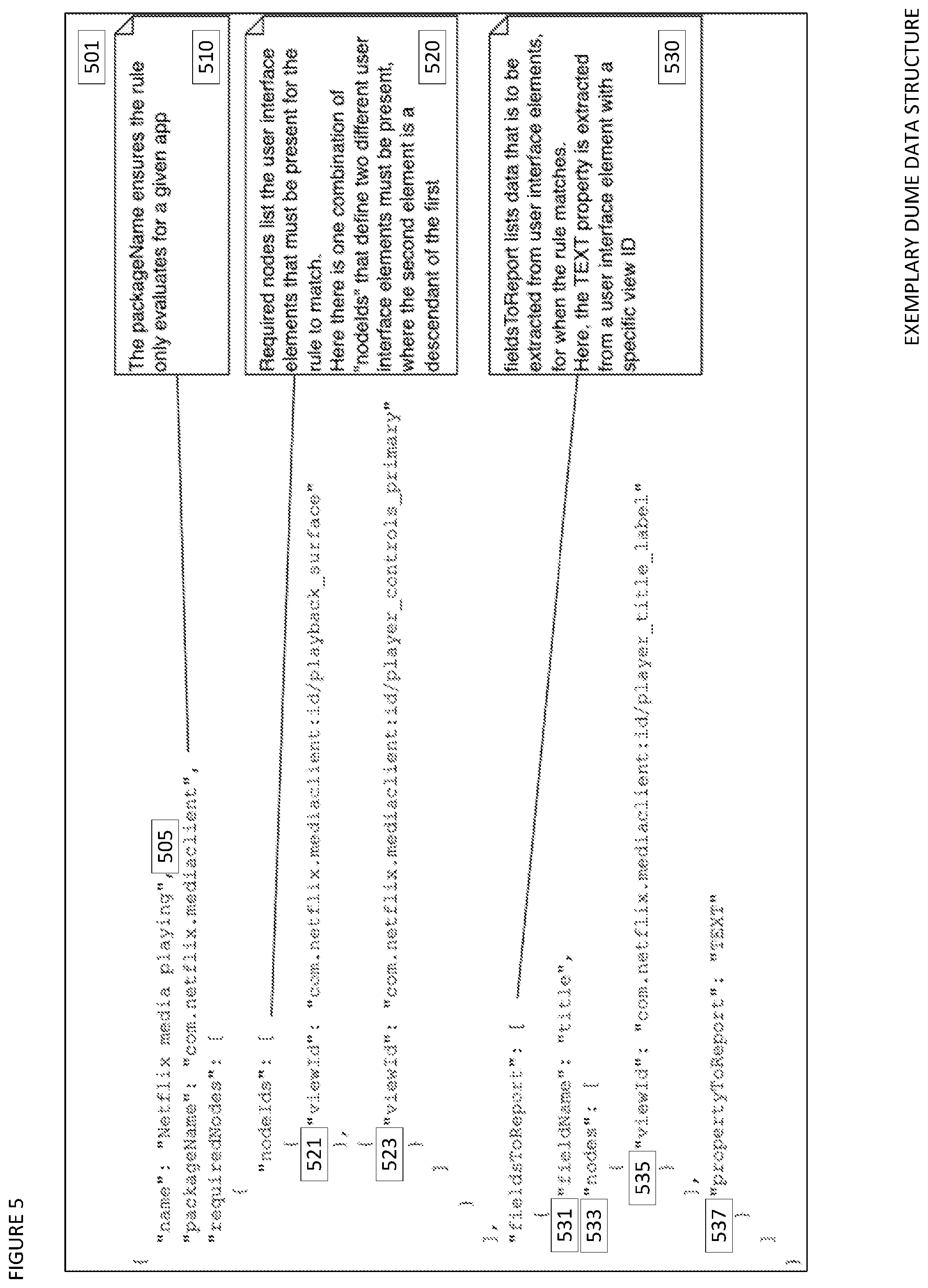Patent US12353380 Figure 8 – Measurement of device usage via the use of an accessibility API and configurable rules engine