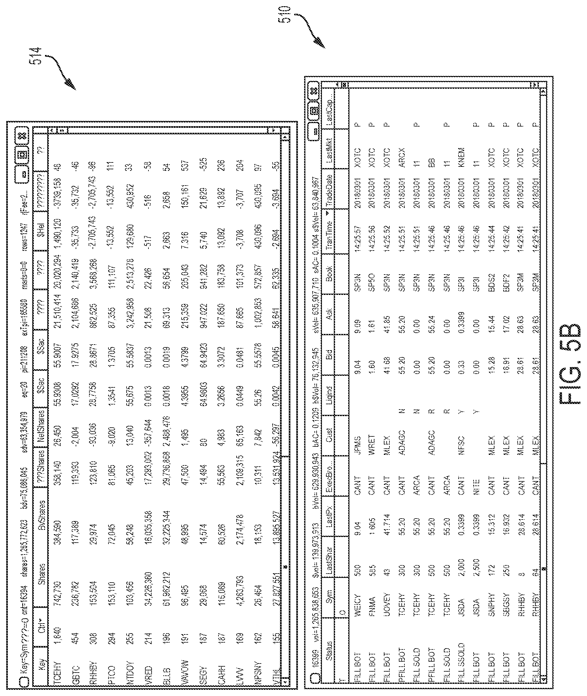 Patent US12353388 Figure 11 – Index data structures and graphical user interface