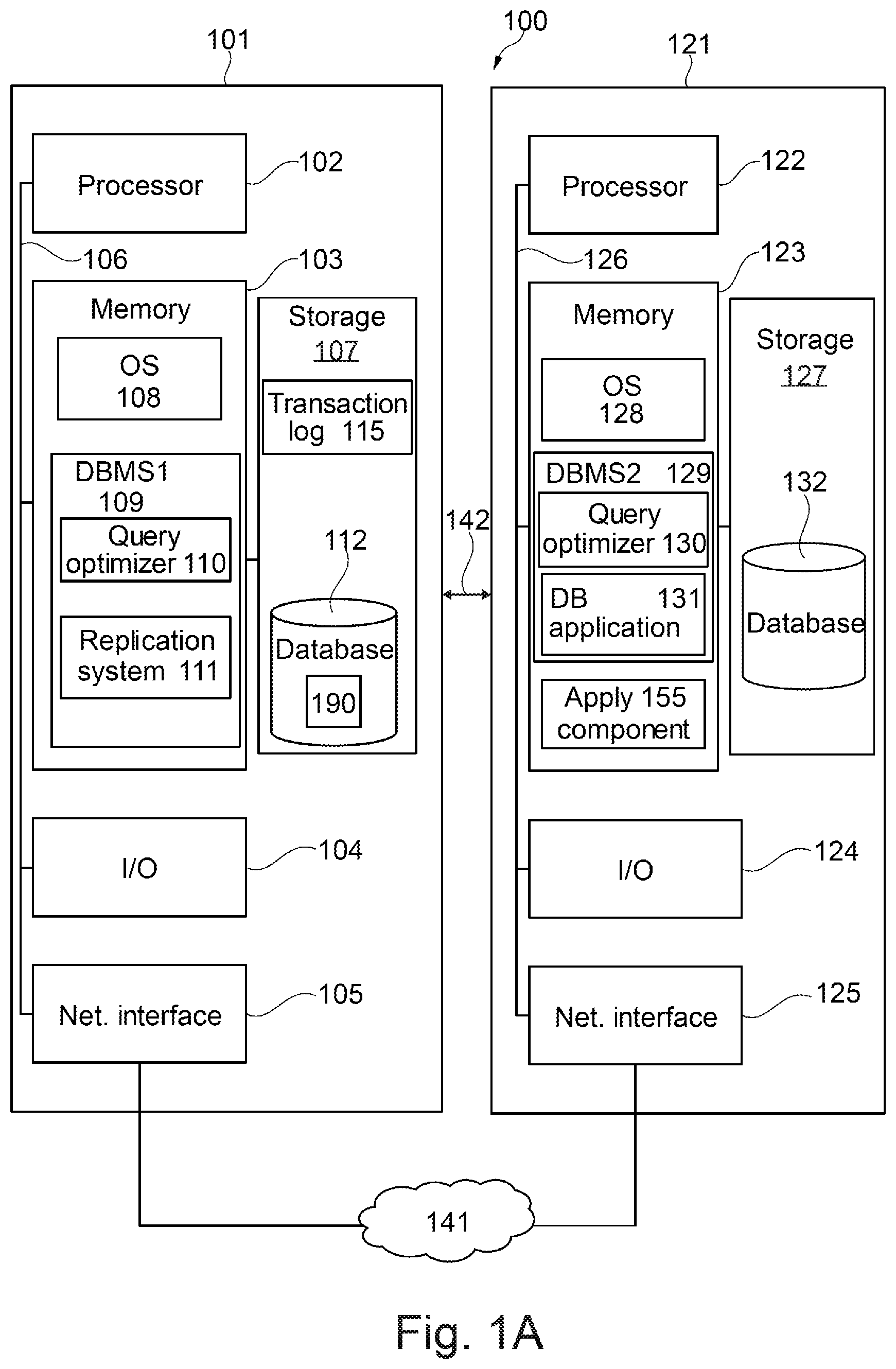 Patent US12353392 Figure 1 – Storing a table in a database system