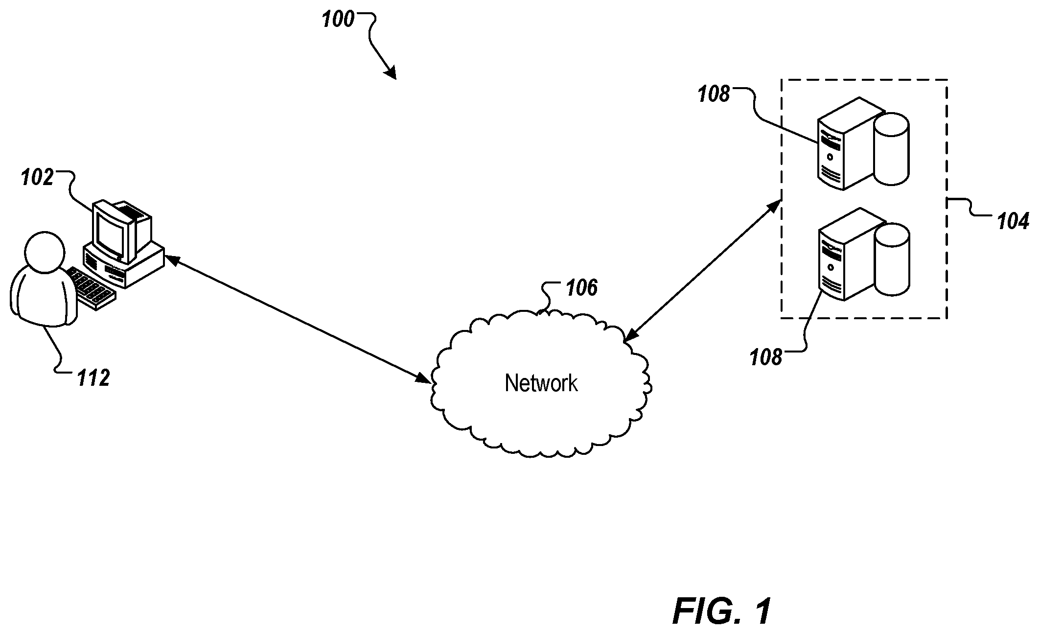 Patent US12353403 — Managing global transactions in hybrid database paradigms — Figure 1