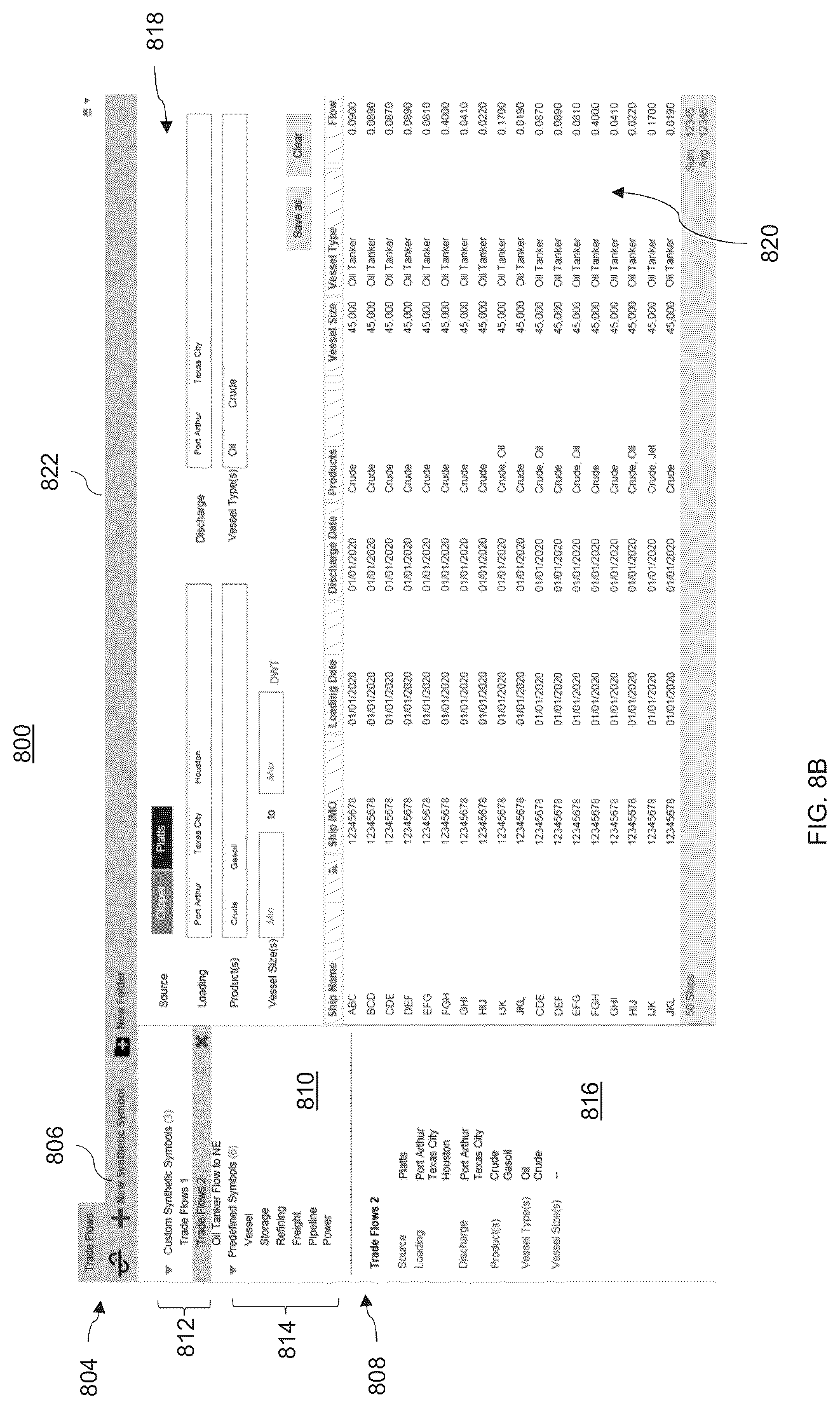 Patent US12353406 Figure 9 – Data aggregator graphical user interface