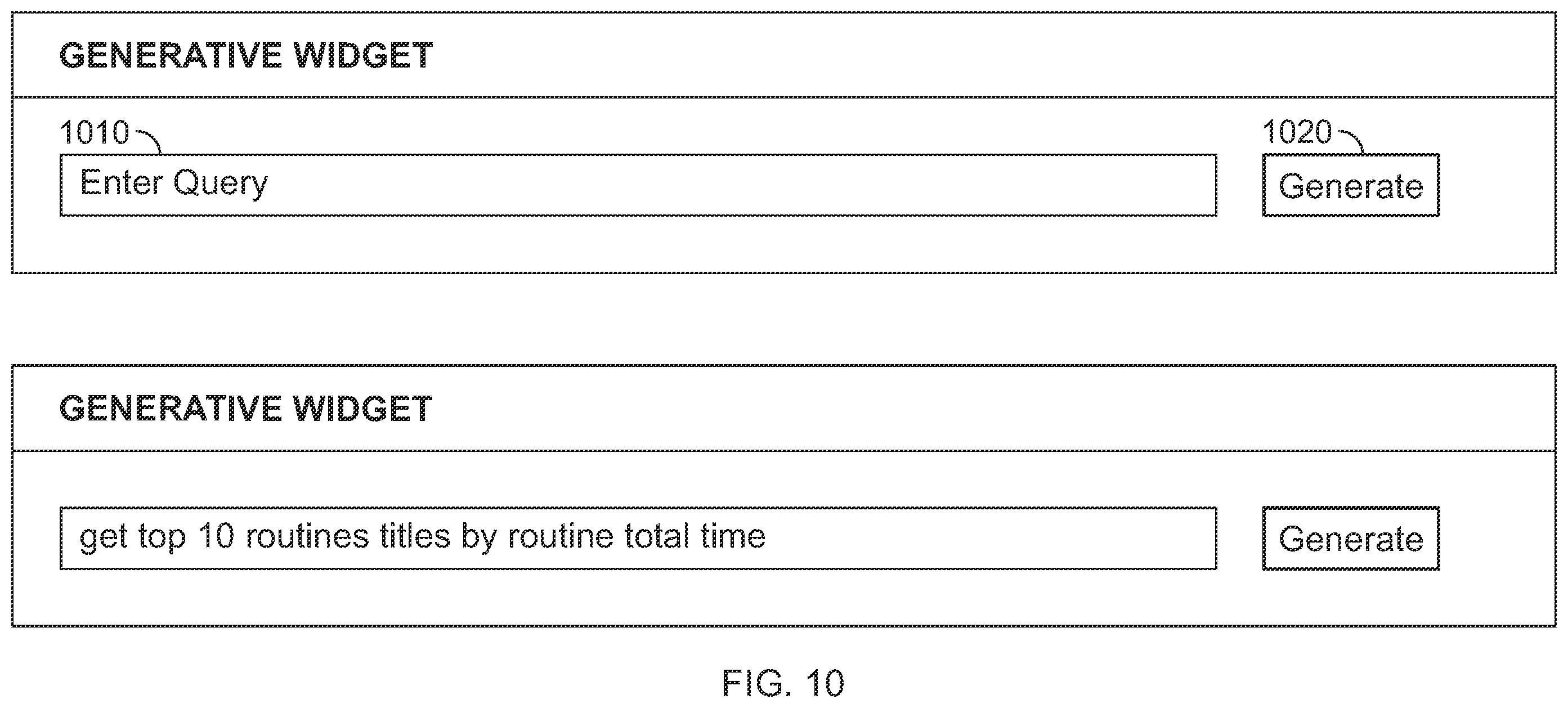 Patent US12353407 Figure 10 – System and method for artificial intelligence based generation of database queries