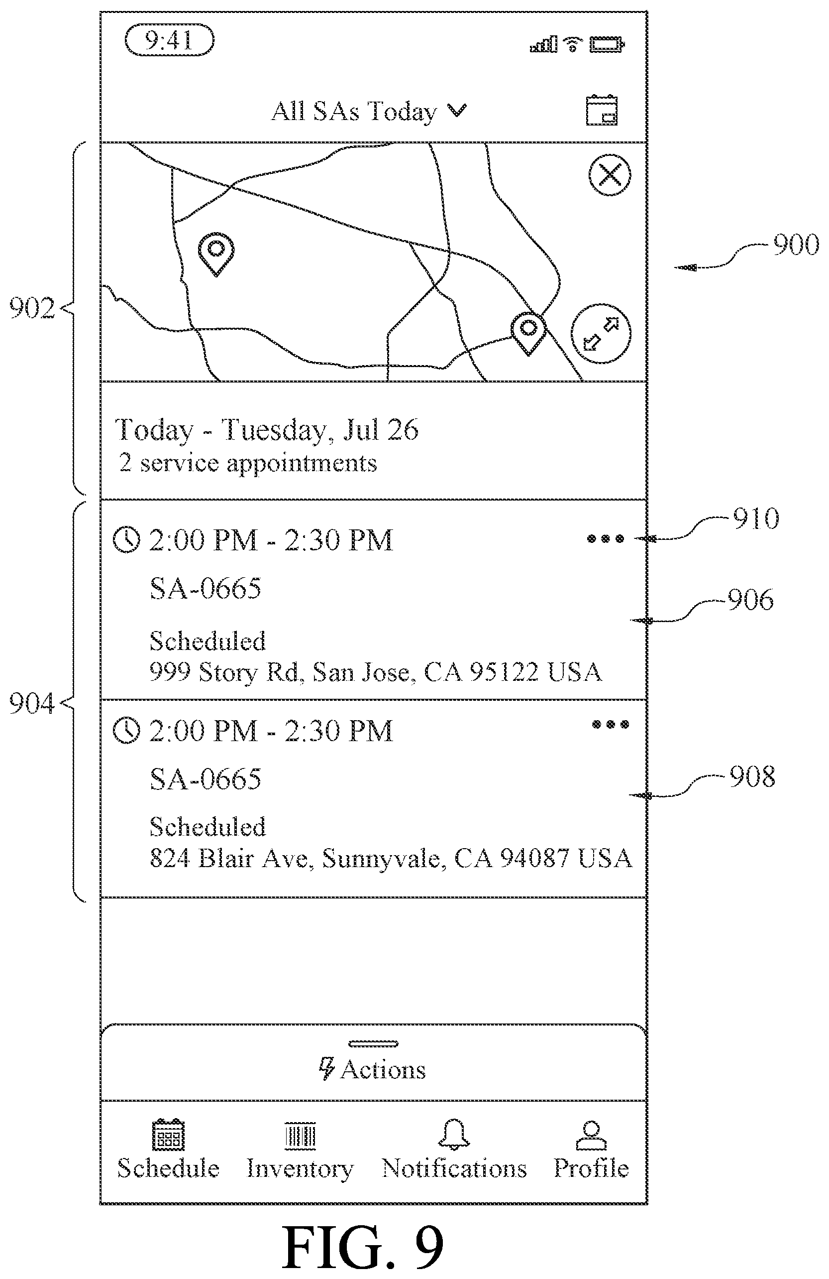 Patent US12353411 Figure 9 – Database systems and client-side query transformation methods
