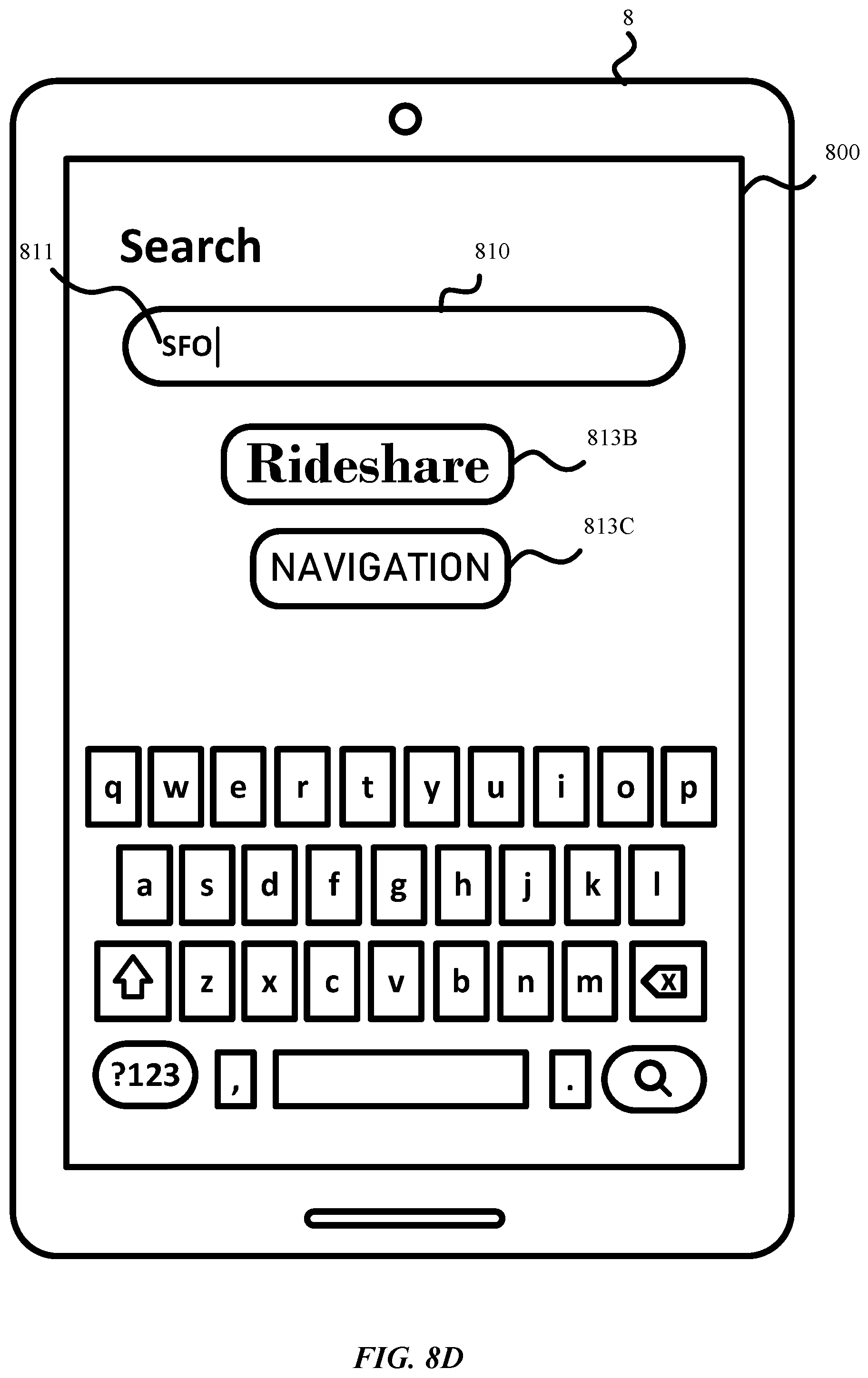 Patent US12353427 Figure 12 – Rendering suggestion for searching entity within application in response to determining the entity is associated with the application