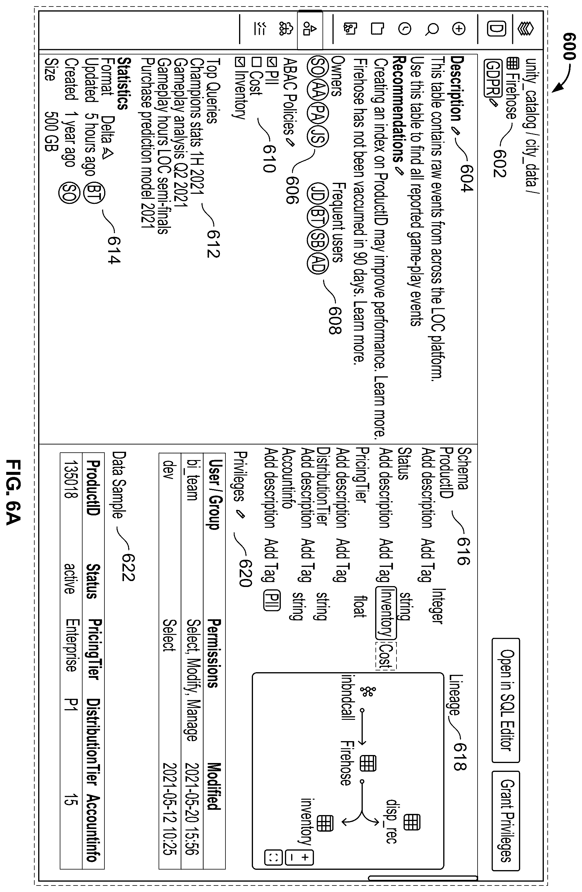 Patent US12353445 Figure 9 – Feature store with integrated tracking