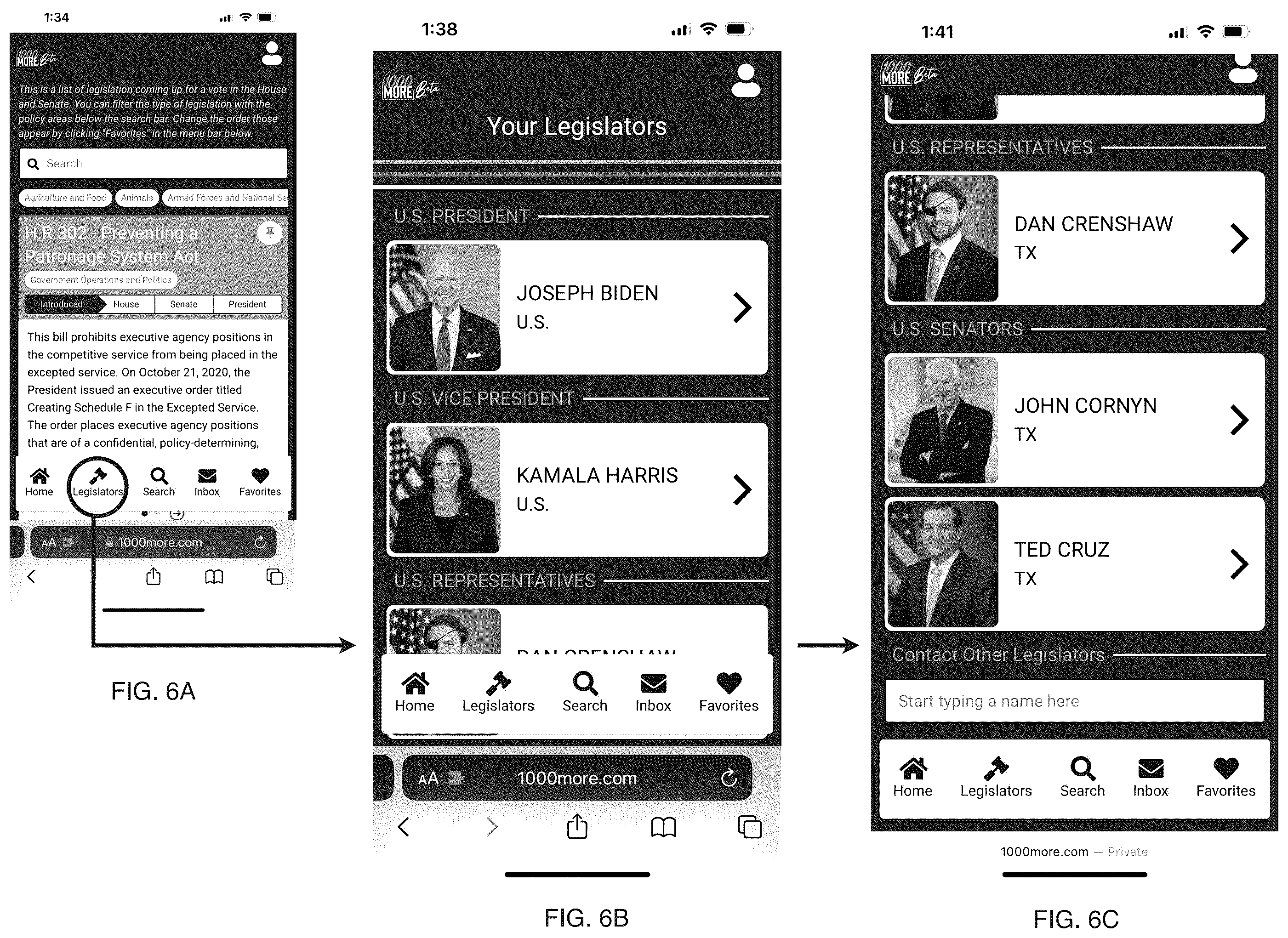 Patent US12353460 Figure 4 – 1000 more system for political engagement