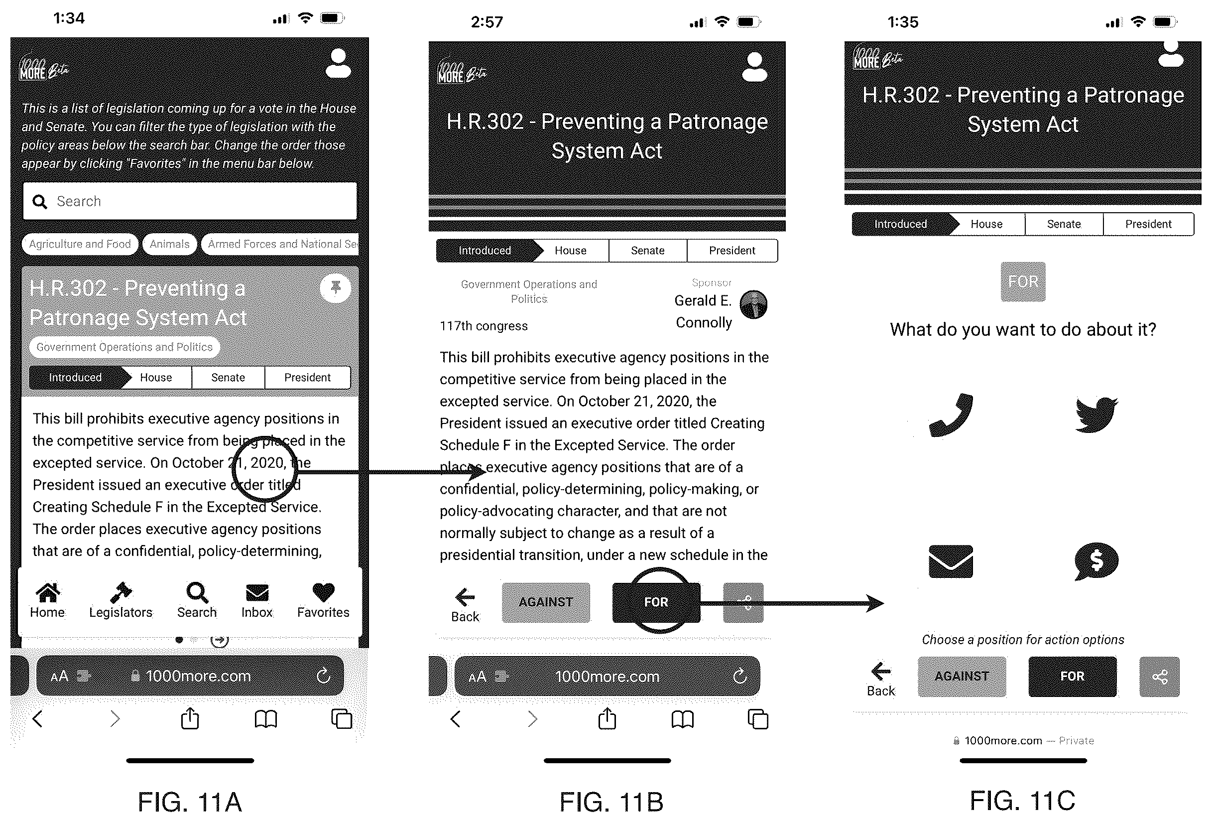 Patent US12353460 Figure 10 – 1000 more system for political engagement