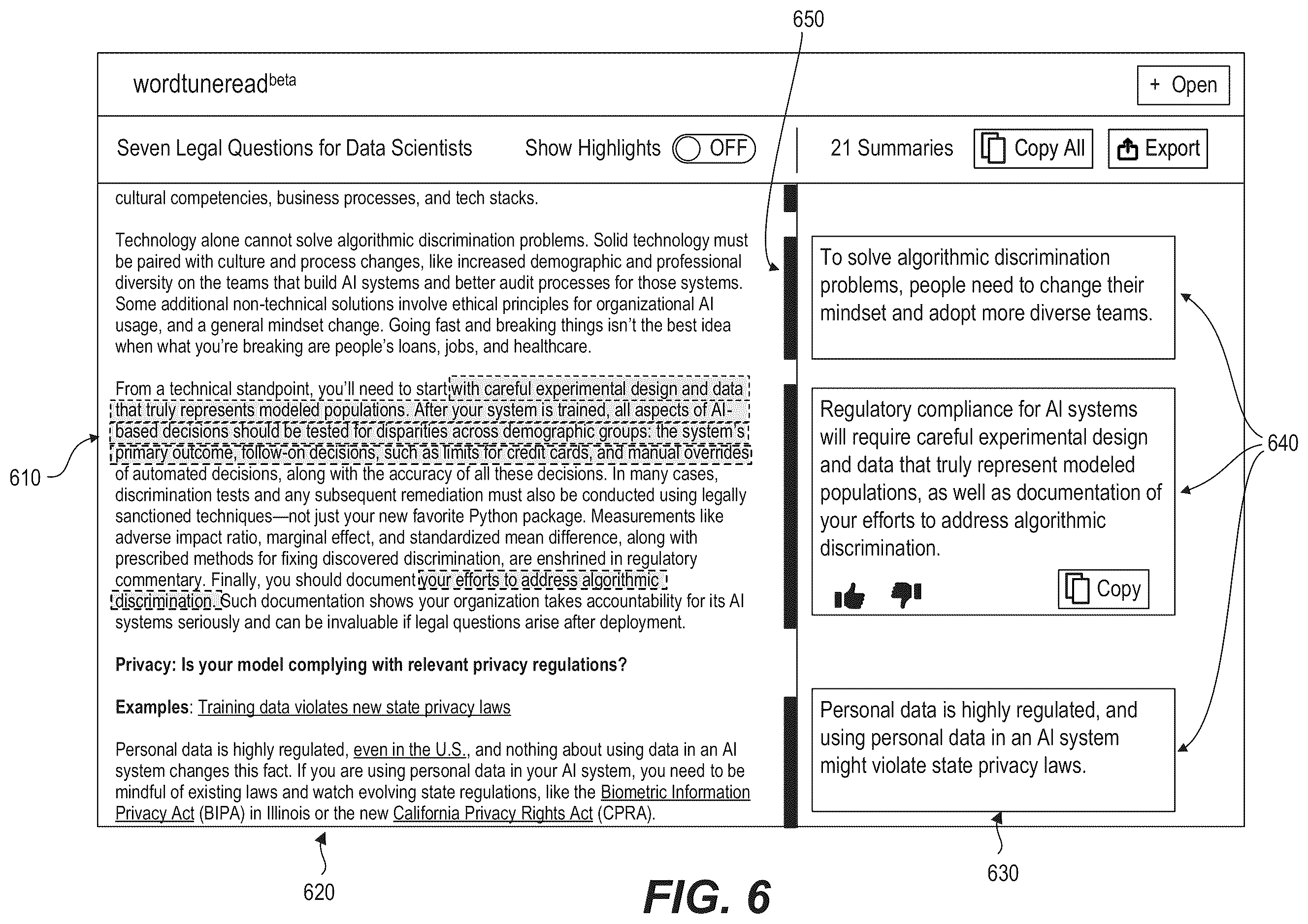 Patent US12353465 Figure 6 – Audio video summarizer