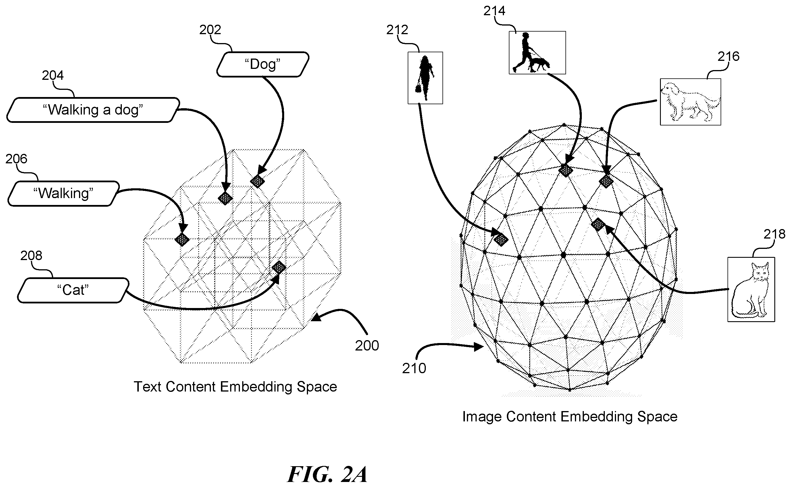 Patent US12353471 Figure 2 – Identifying content items in response to a text-based request